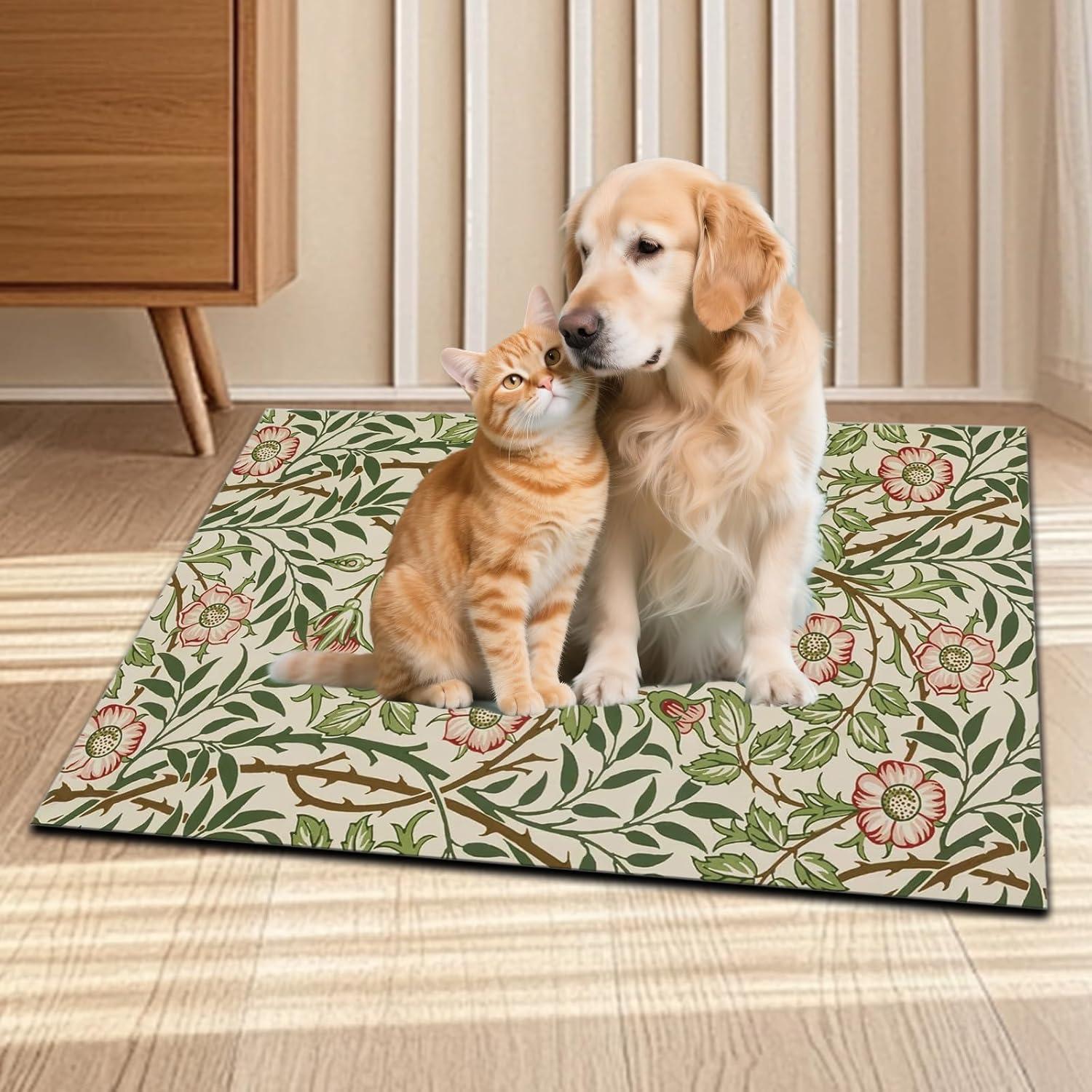 Alfombrilla Ecológica Antideslizante para Mascotas YHNNH 30x50cm