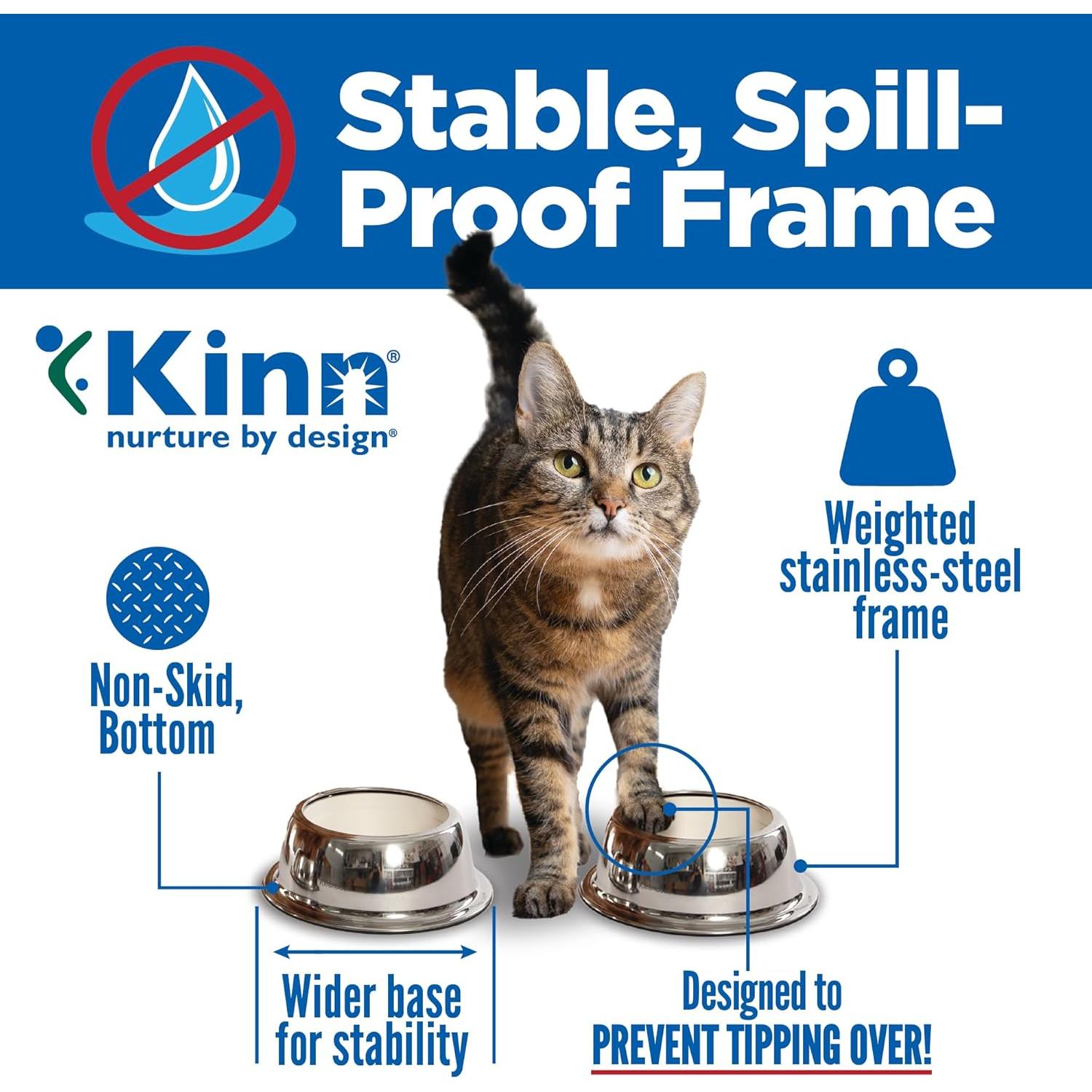 Tazón para Gatos Kinn Whisker Fatigue Compostable 24oz - 50 Recargas