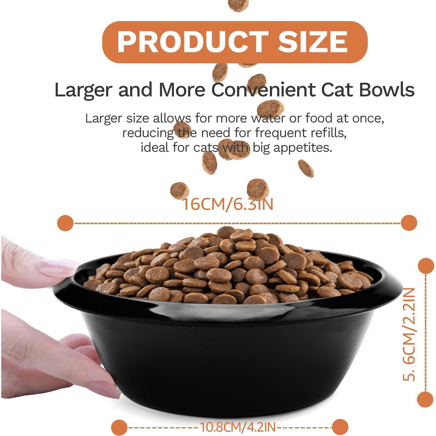 Cuencos para Gatos LuckyPots 16 cm Juego de 2 Piezas