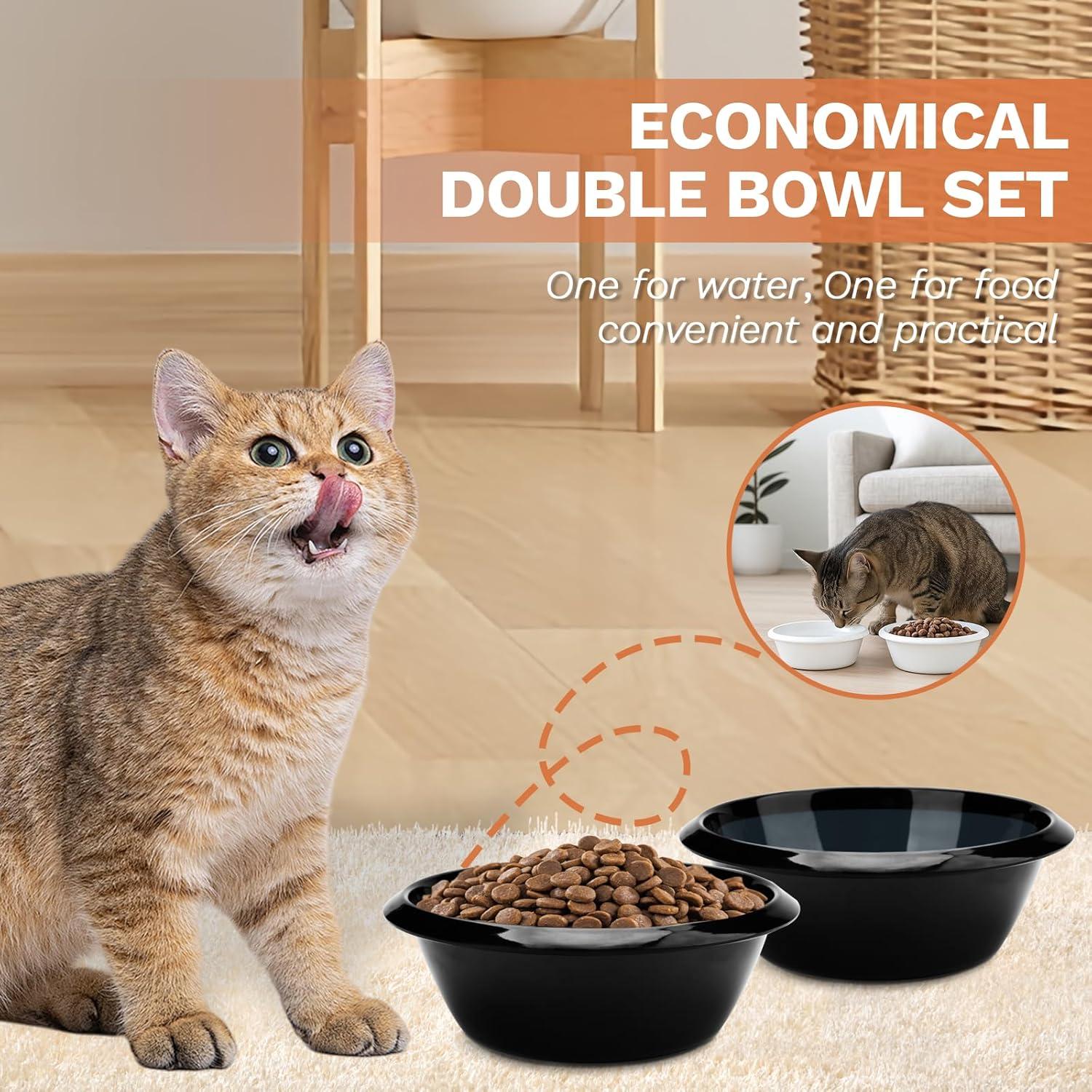 Cuencos para Gatos LuckyPots 16 cm Juego de 2 Piezas