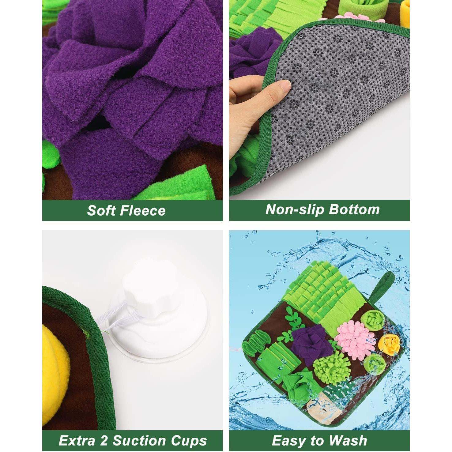 Alfombra de Olfato CiyvoLyeen 42x42 cm para Perros y Gatos