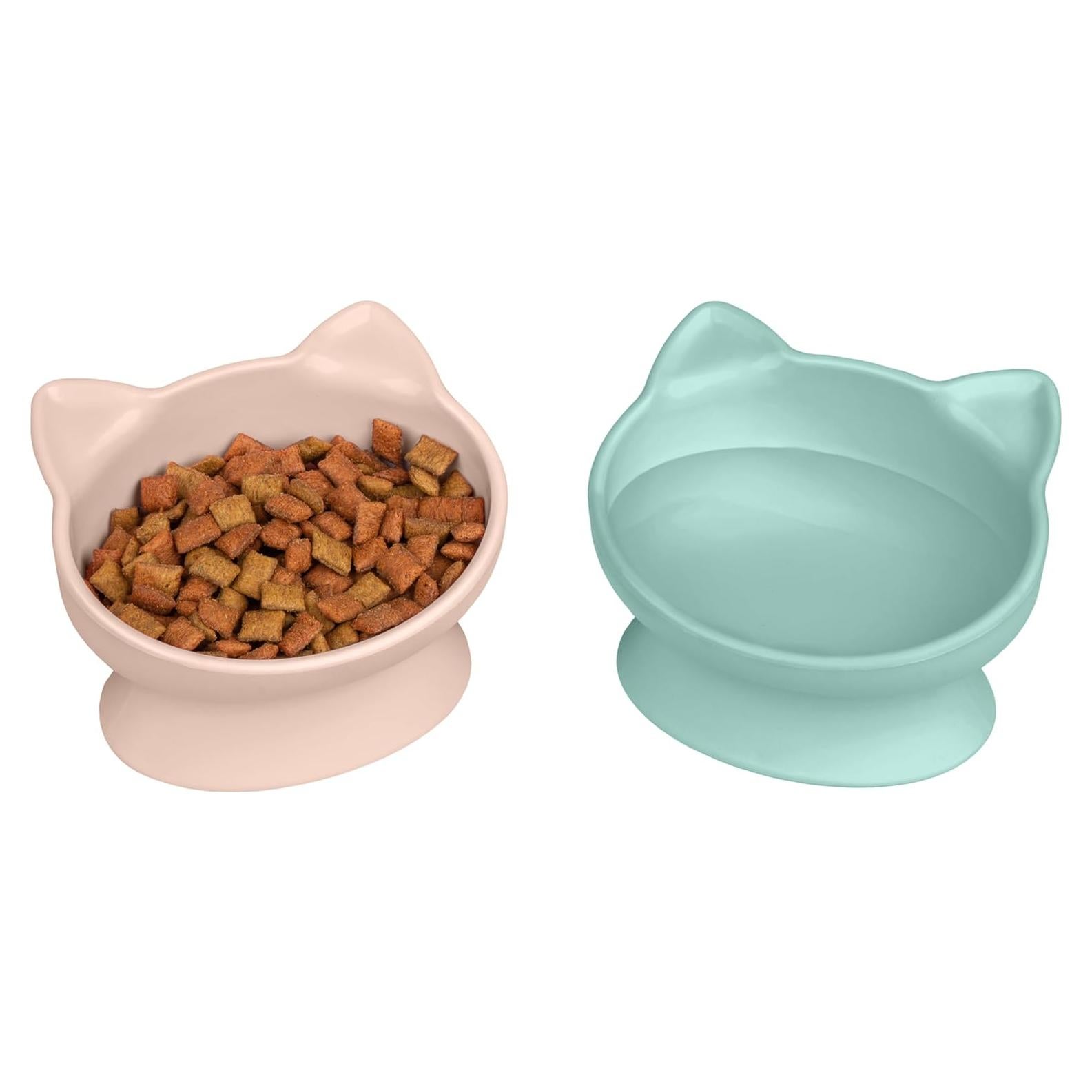 Tazones Elevados para Gato Kitty City - 2 Piezas 184g