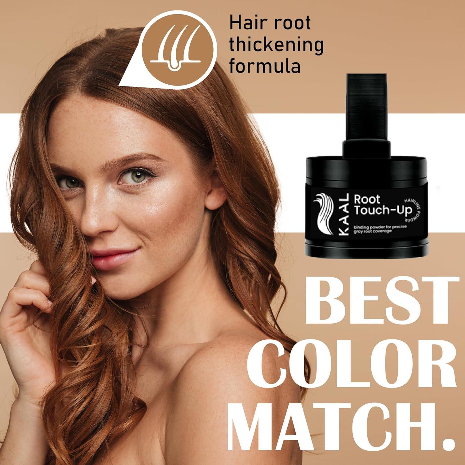 Polvo para Cabello KAAL Marrón Oscuro - Retoque Raíces