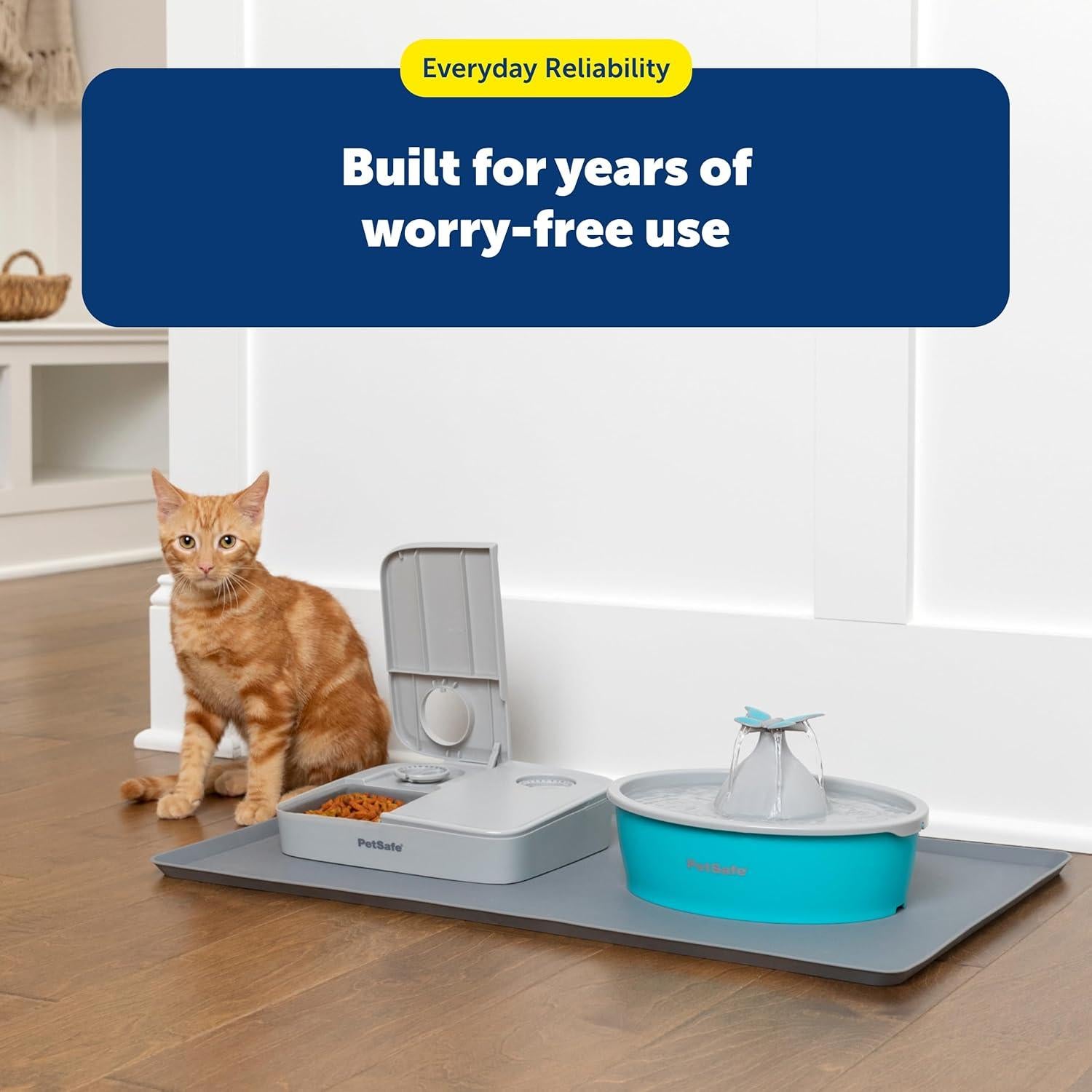 Alfombrilla para Comedero PetSafe 66x41cm Antideslizante Silicona