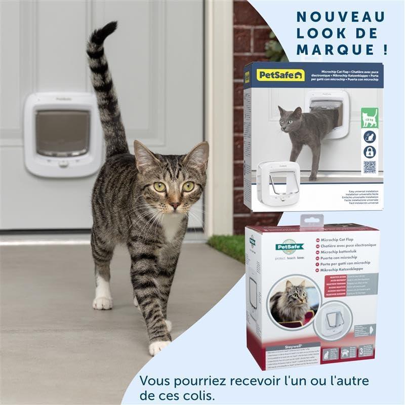 Puerta para Gatos Microchip PetSafe - Acceso RFID hasta 40 Mascotas