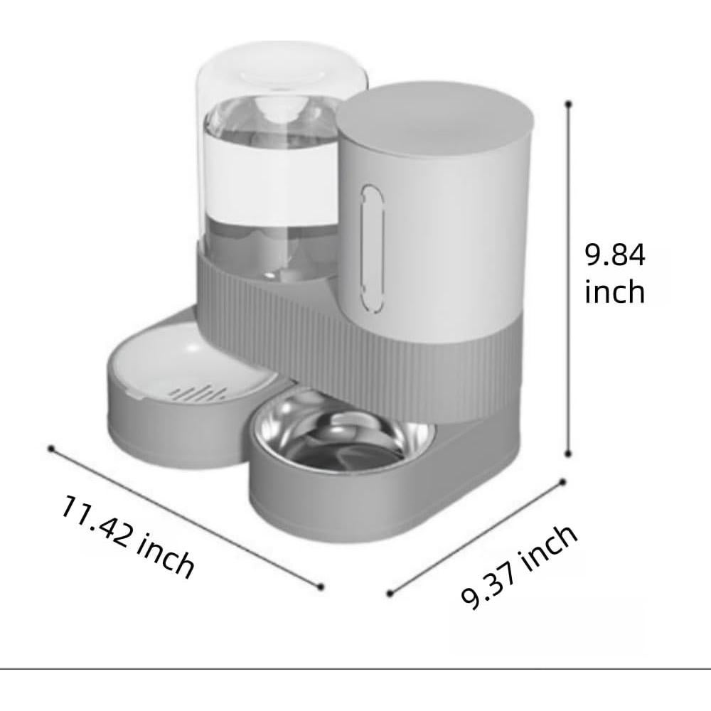 Comedero y dispensador de agua Itea Mutcon 2 en 1 3.03L