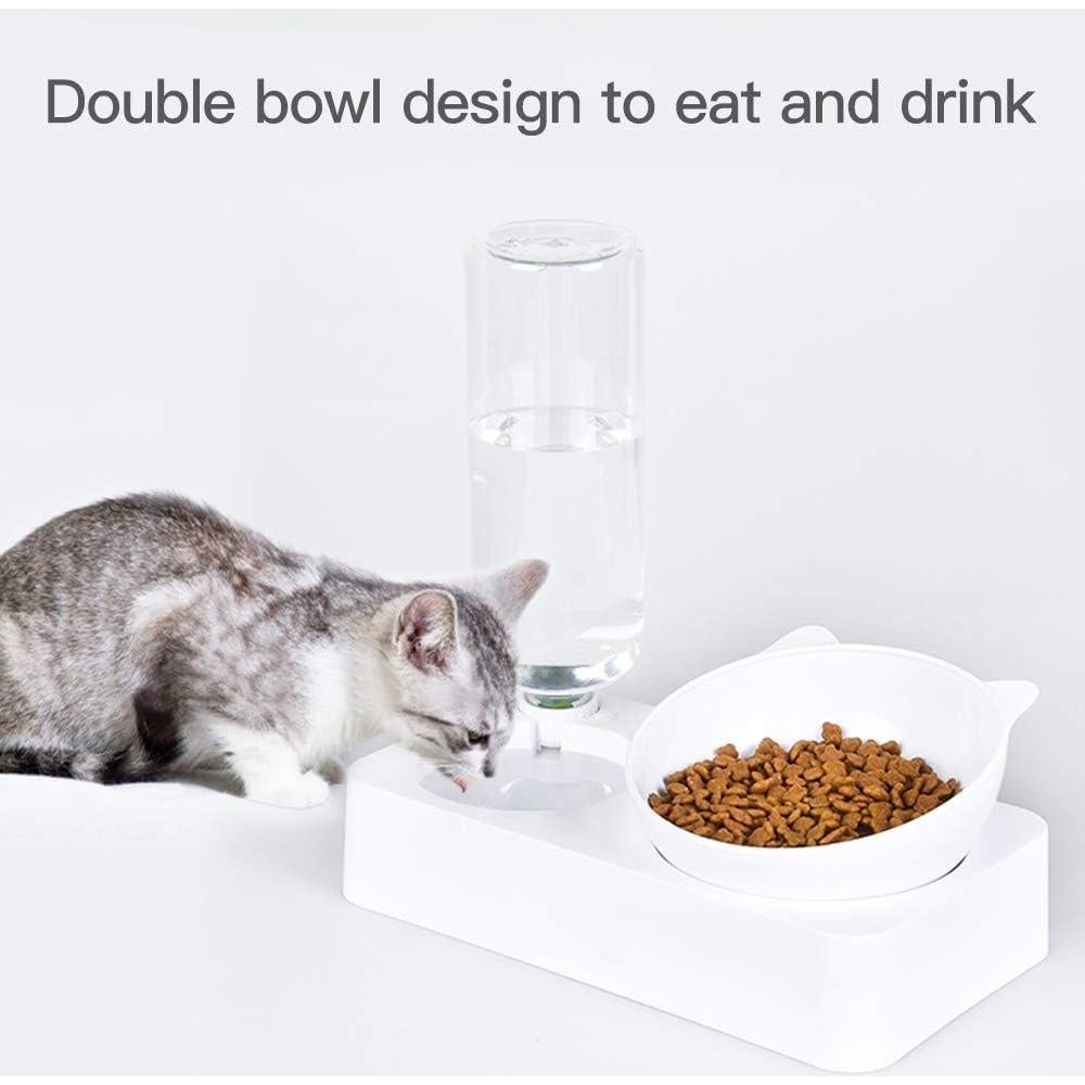 Juego de Cuencos para Gatos Marchul con Dispensador de Agua 37x27cm