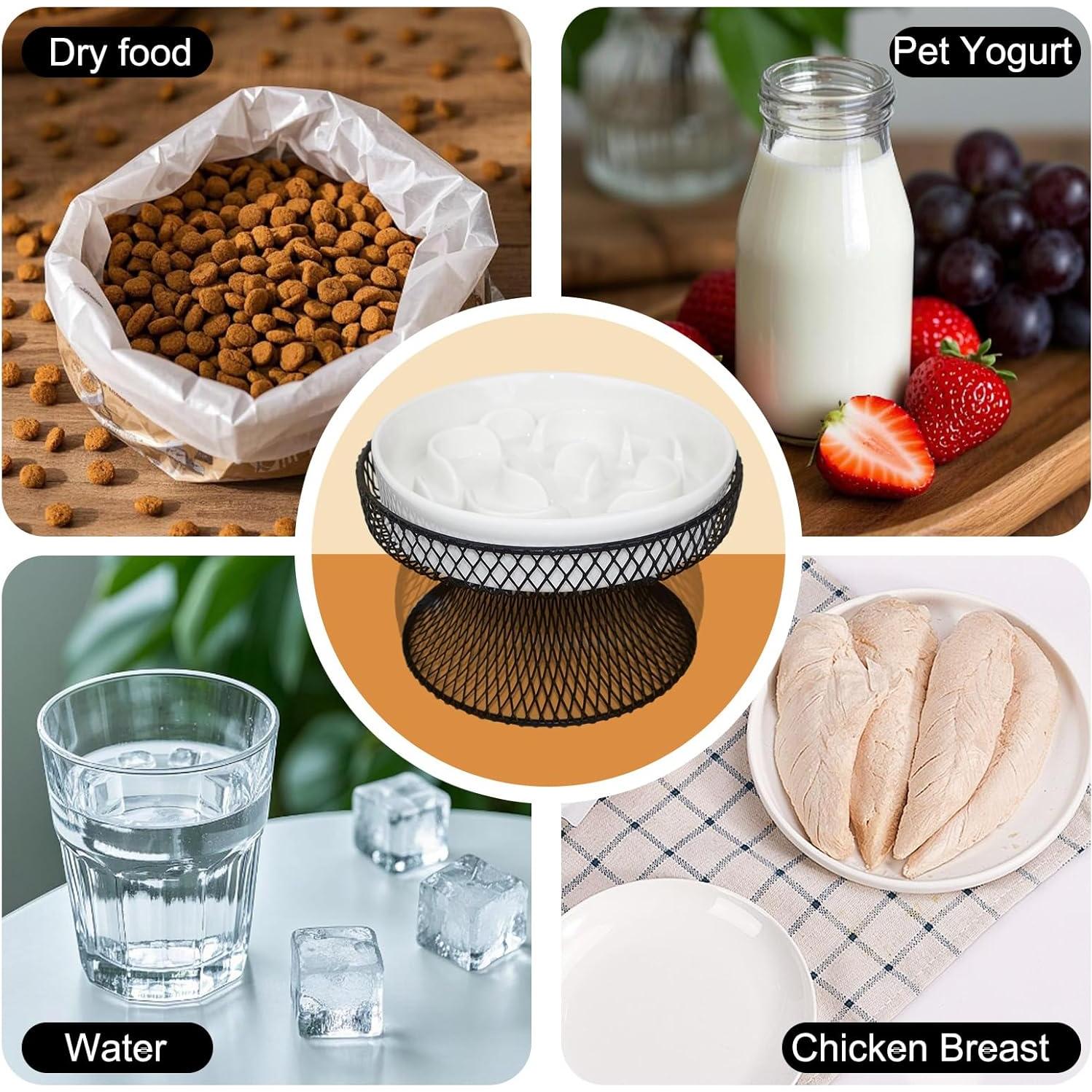 Tazón Elevado de Cerámica para Gatos Trundisan 15.8cm