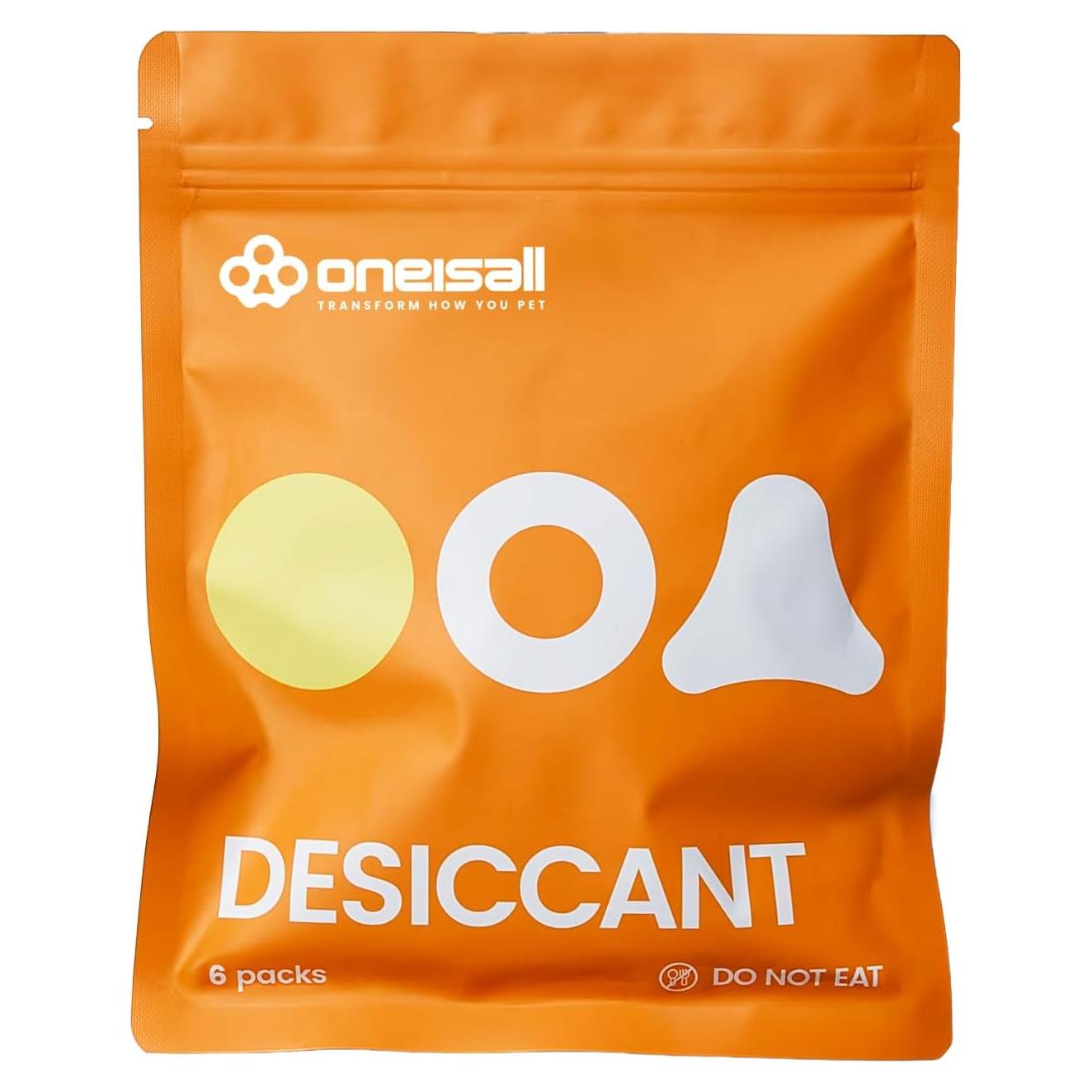 Bolsa Deshidratante de Comida para Mascotas Oneisall - 6 Paquetes