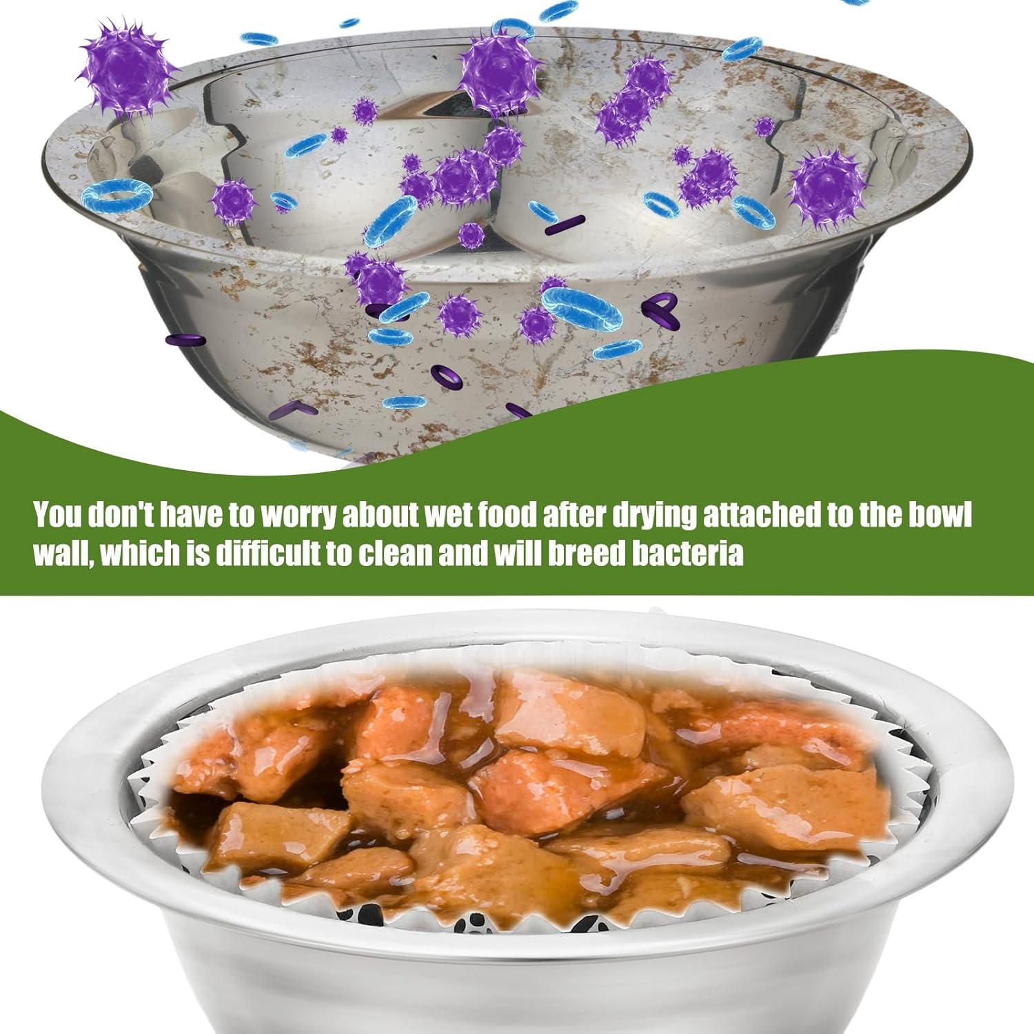 Forros Desechables para Cuencos de Mascotas Meekoo 600 Pcs