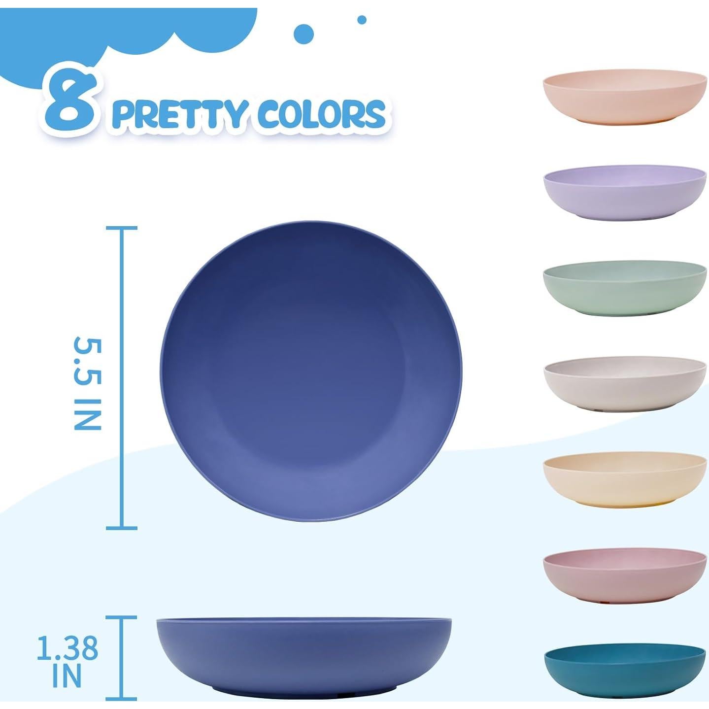 8 Platos para Gatos de Paja de Trigo - Antifatiga Bigotes