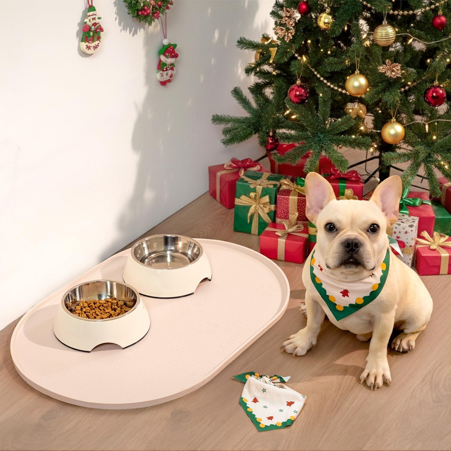 Alfombrilla de Silicona para Comida de Mascotas Conlun 48.3x30.5cm