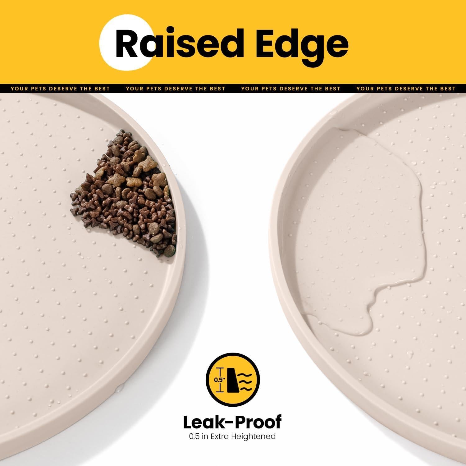 Alfombrilla de Silicona para Comida de Mascotas Conlun 48.3x30.5cm