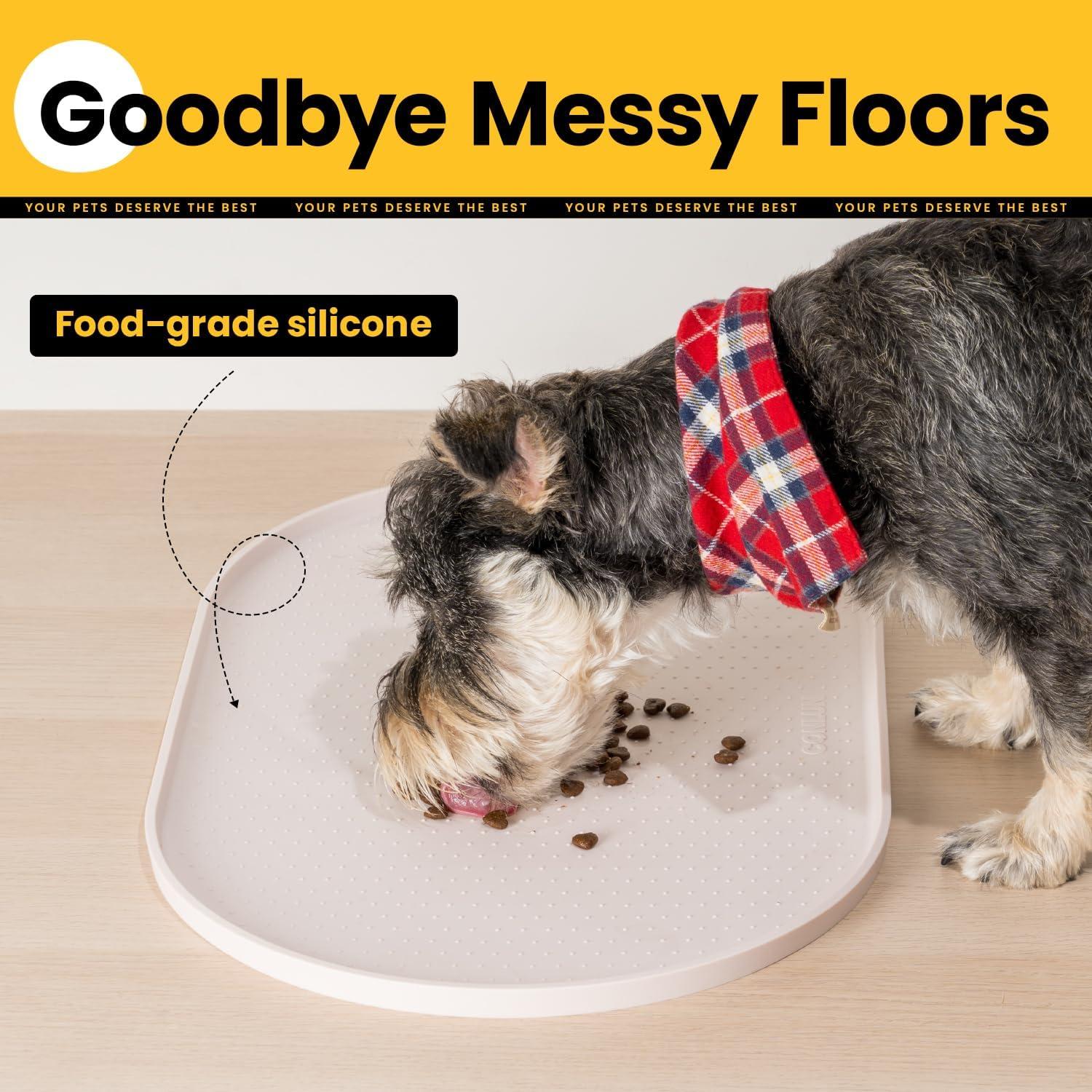 Alfombrilla de Silicona para Comida de Mascotas Conlun 48.3x30.5cm