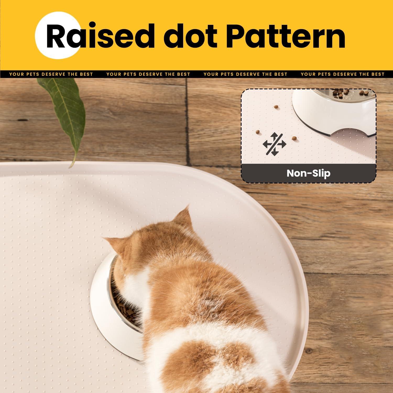 Alfombrilla de Silicona para Comida de Mascotas Conlun 48.3x30.5cm