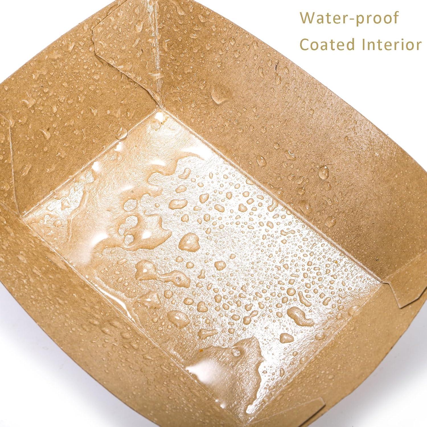 Platos Desechables para Mascotas SOUJOY - 100 Unidades 16x12 cm