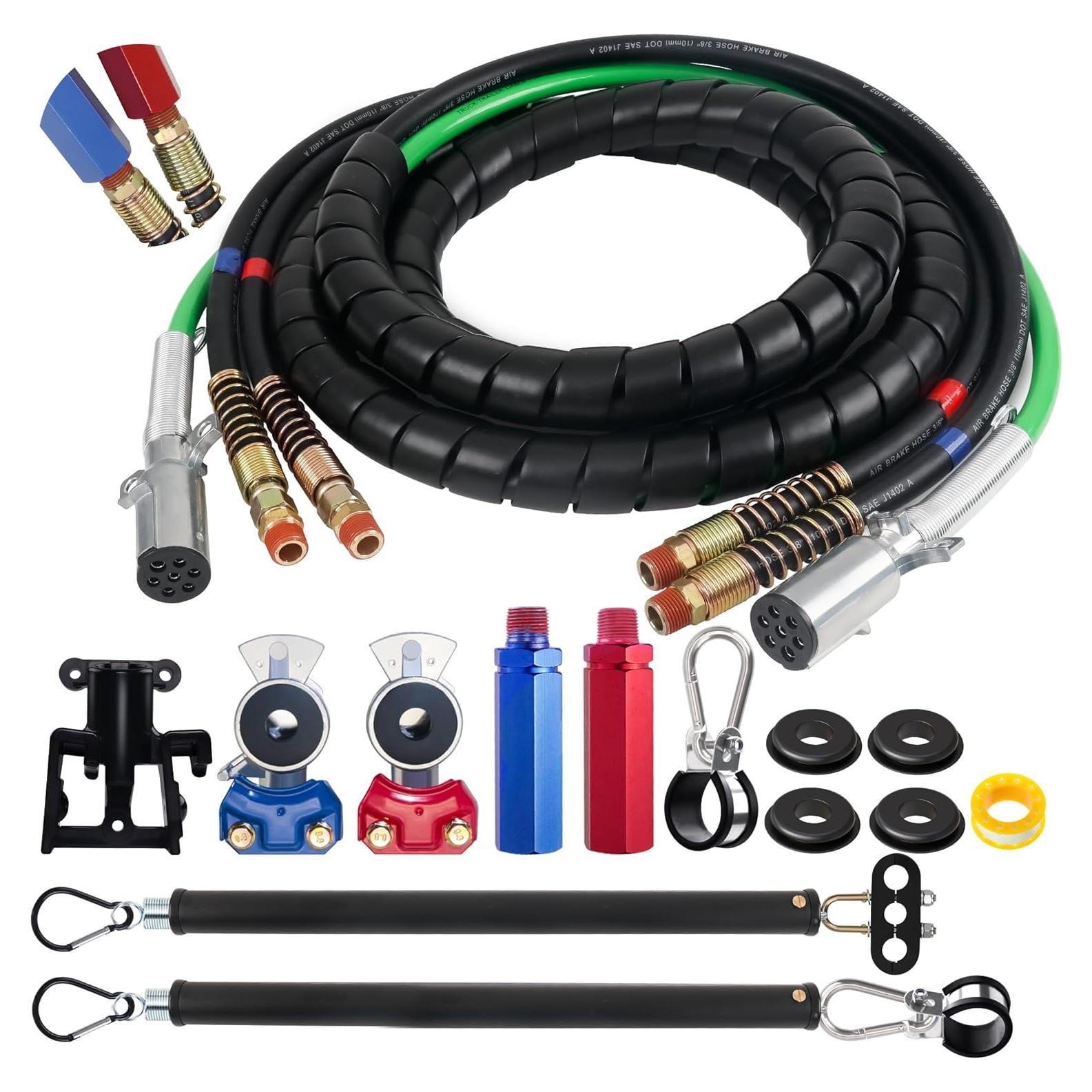 Kit de Líneas de Aire 12FT Boeray para Camiones Semi 3 en 1