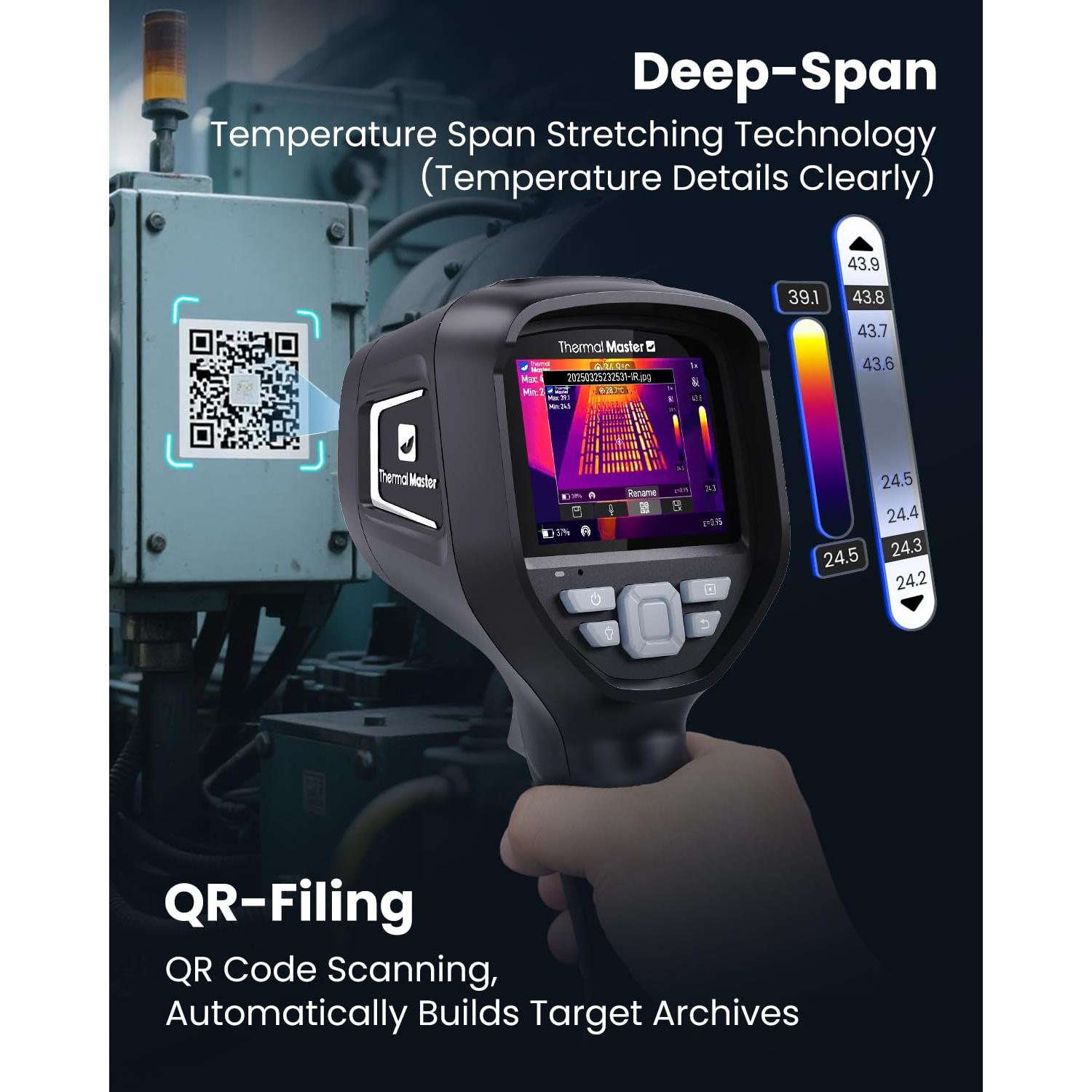 Cámara Térmica Portátil Thermal Master Thor 001 IR 512x384