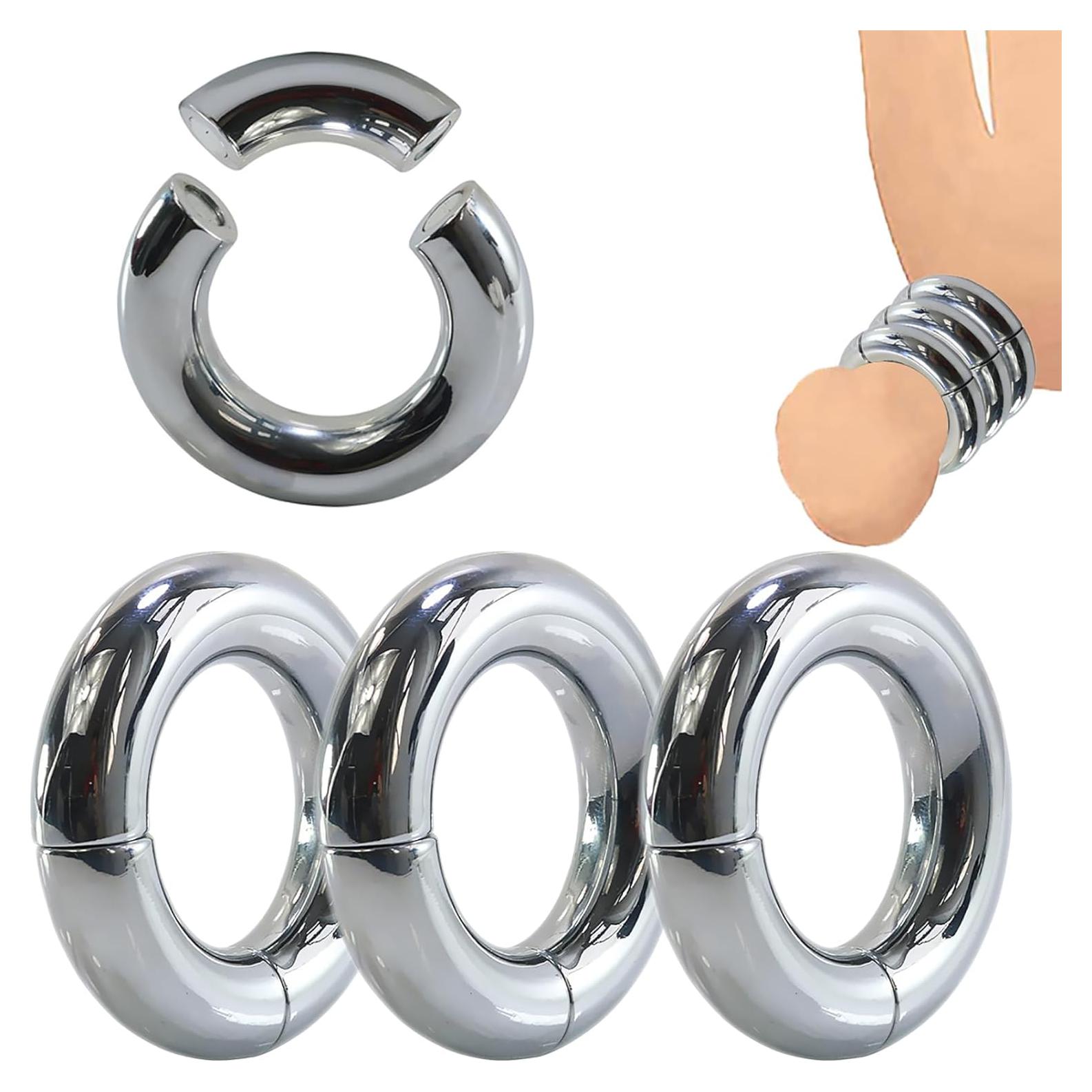 Anillos de peso para hombres CHUNYY 3 piezas 30mm a 50mm