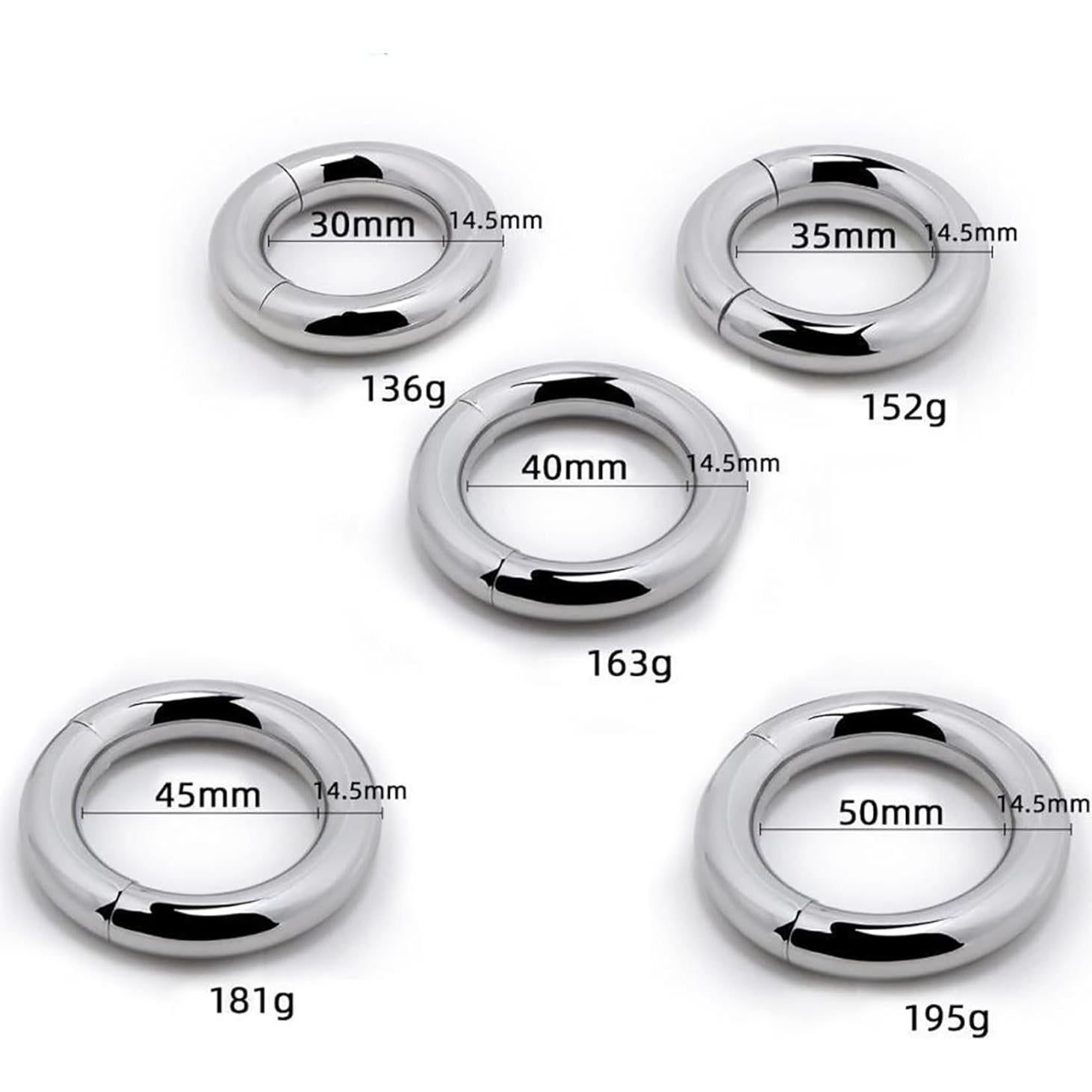 Anillos de peso para hombres CHUNYY 3 piezas 30mm a 50mm