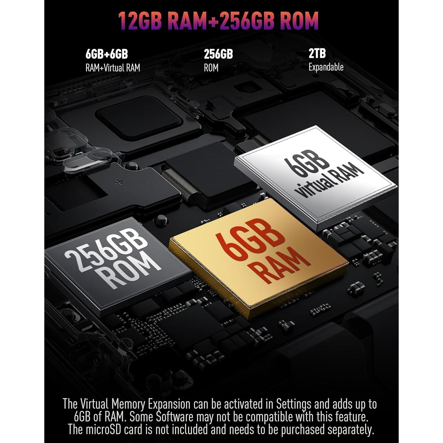 Ulefone Armor 25T Teléfono Rugerizado 4G 12GB+256GB Cámara Térmica