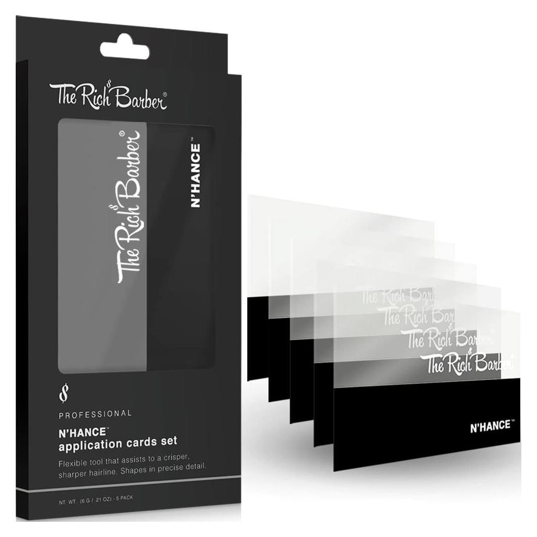 Tarjetas de Aplicación de Fibra Capilar The Rich Barber 5 Pzas