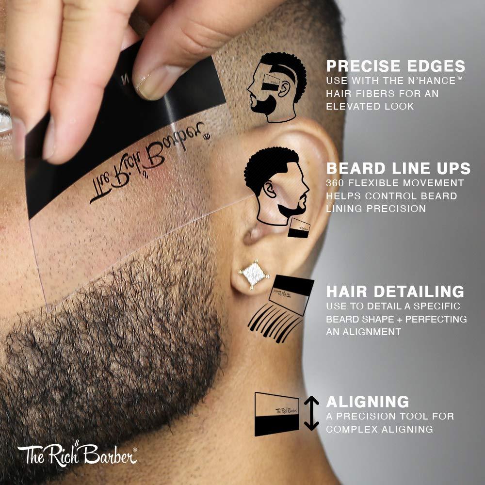 Tarjetas de Aplicación de Fibra Capilar The Rich Barber 5 Pzas