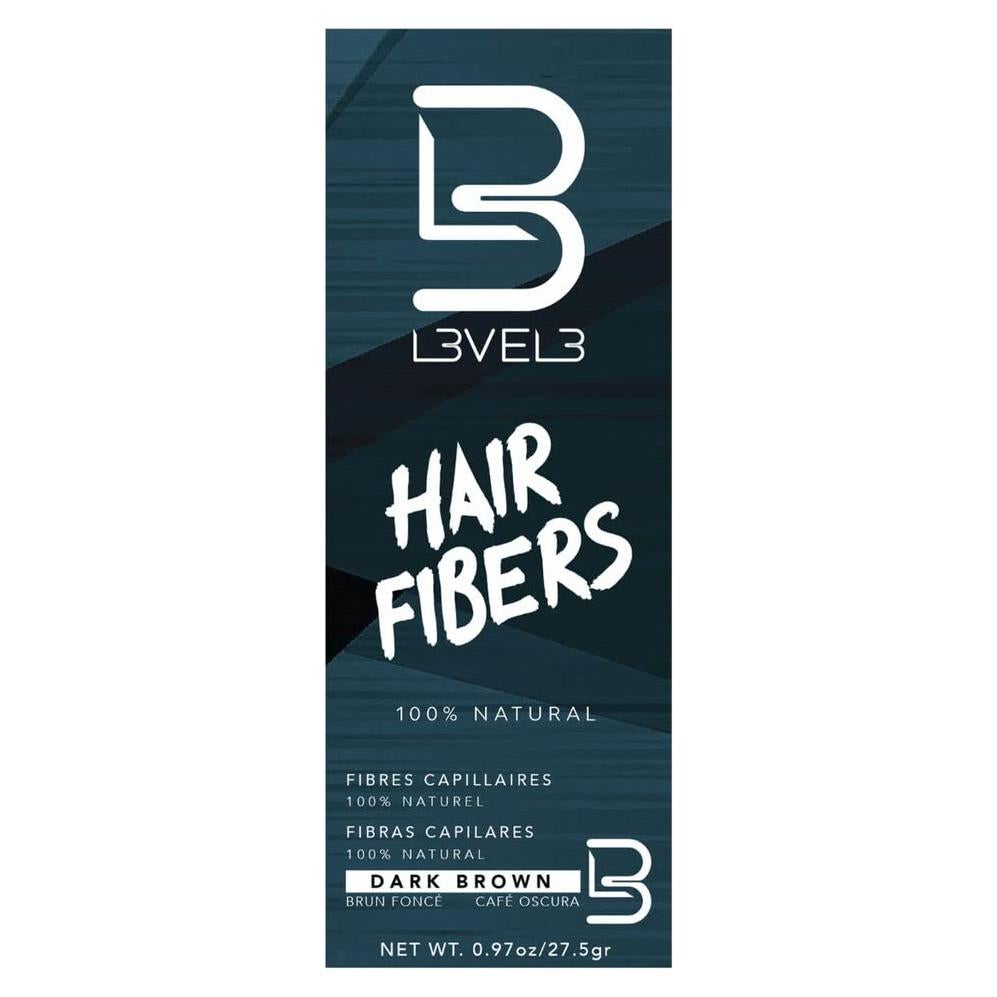 Fibra Capilar LV3 Marrón - Cobertura Natural y Gruesa