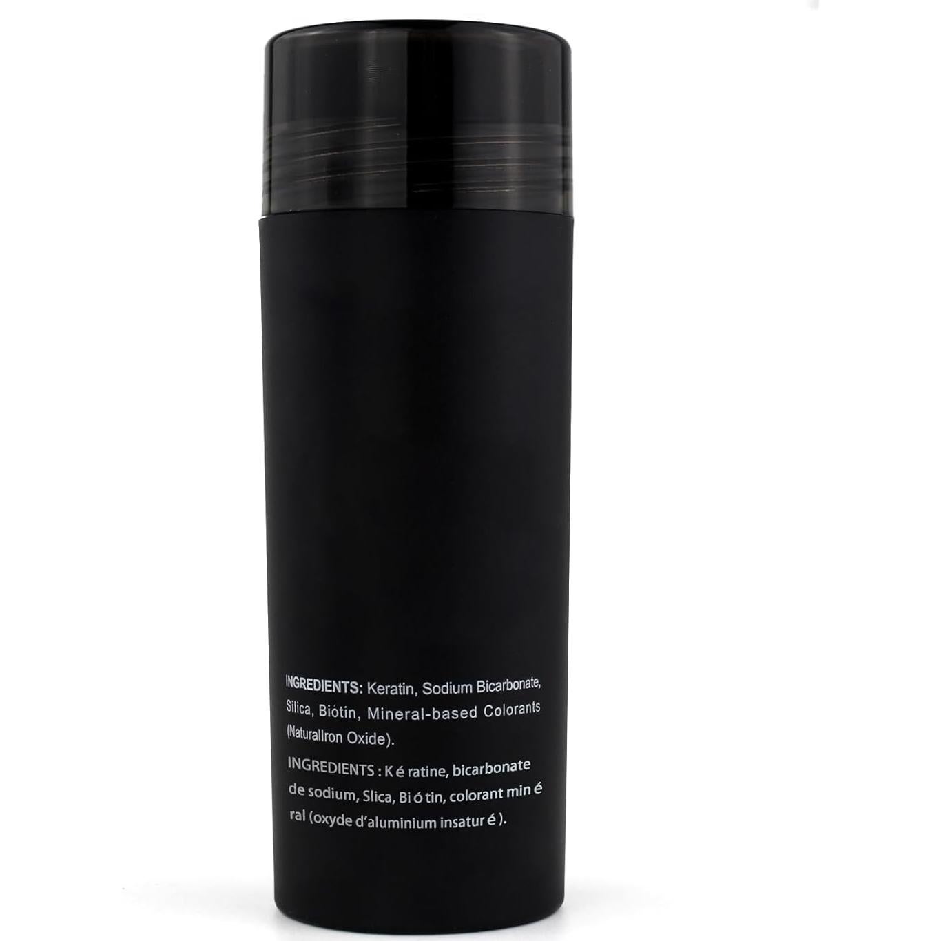 Fibras para Cabello SOVONCARE Negro 28g - Relleno Instantáneo