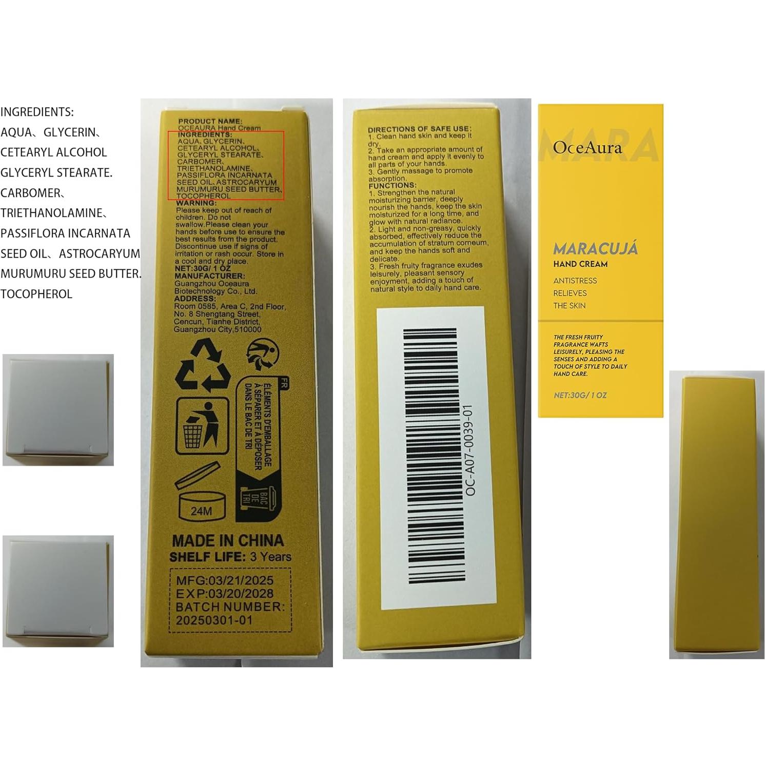 Crema Hidratante para Manos ETUIH con Aceite de Caballo 3PCS