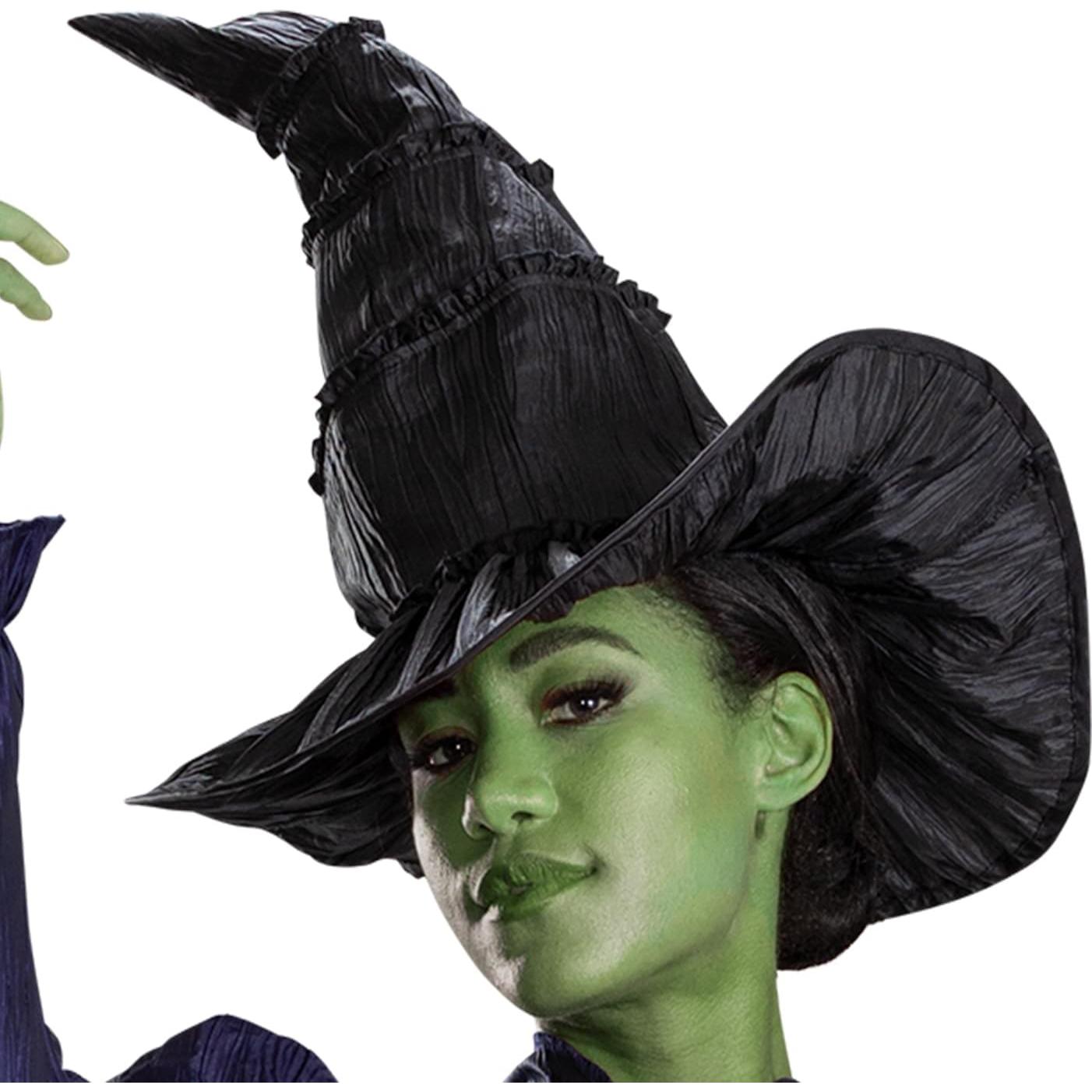 Disfraz Mujer Elphaba Malvada Disfraz Oficial con Capa