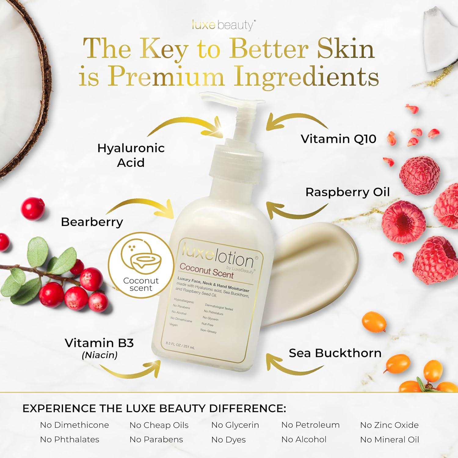 Luxe Lotion Hidratante No Graso 250ml Coco Antienvejecimiento