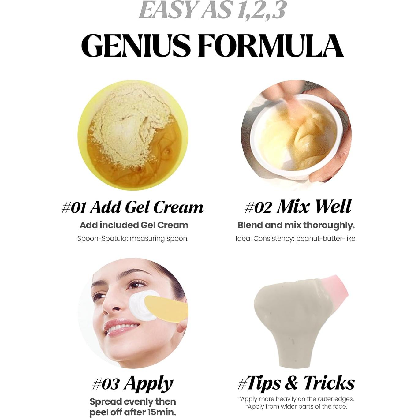 Kit de Mascarilla Facial Lindsay - Modelado de Carbón 100g