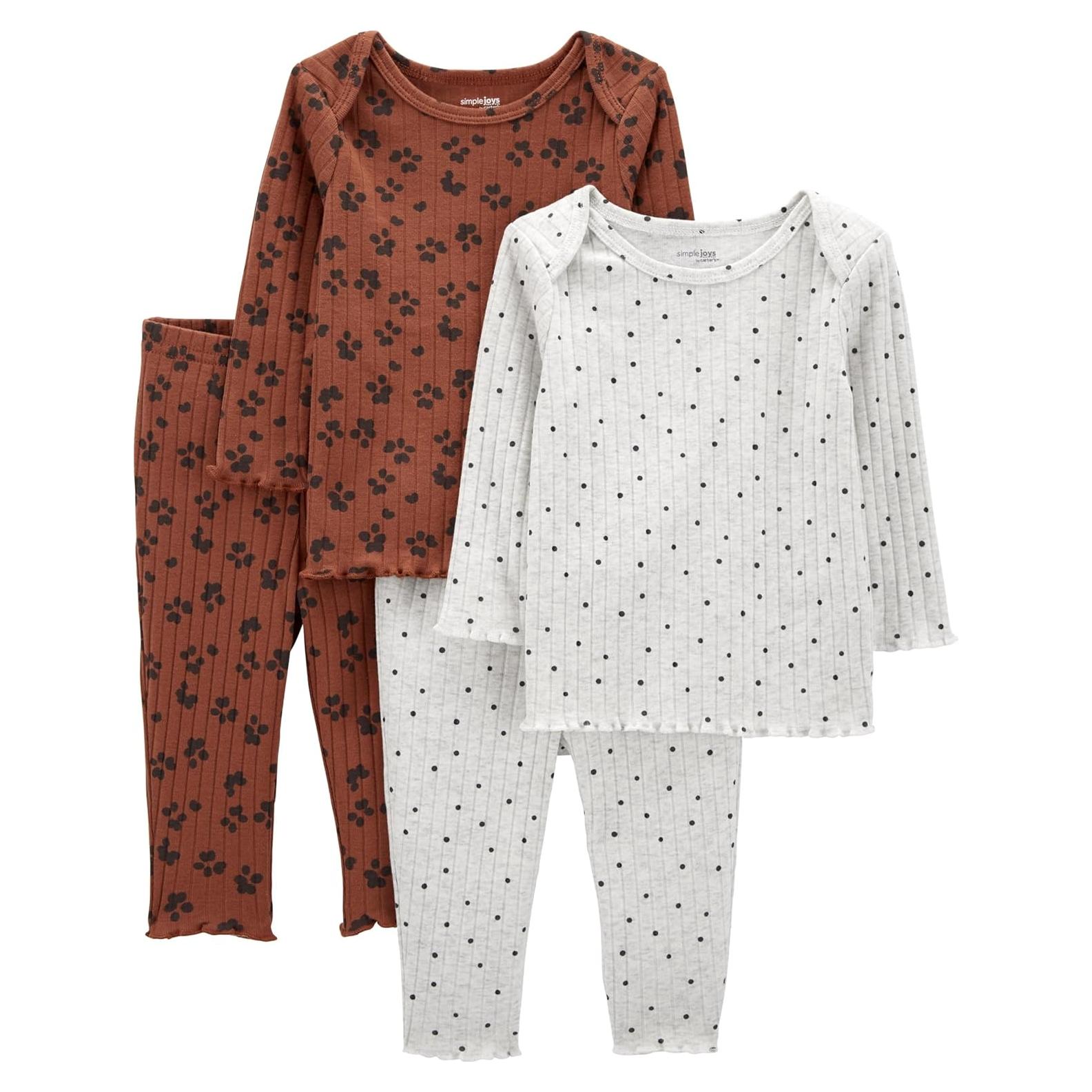 Conjunto Térmico 4 Piezas Bebé Unisex Simple Joys Carter's