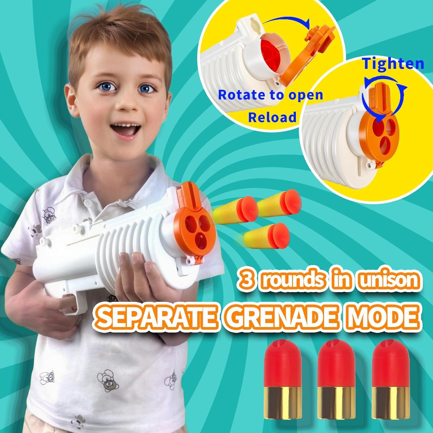 Pistola de Juguete Automática Yingbao EG-014-E con Lanzador de Granadas