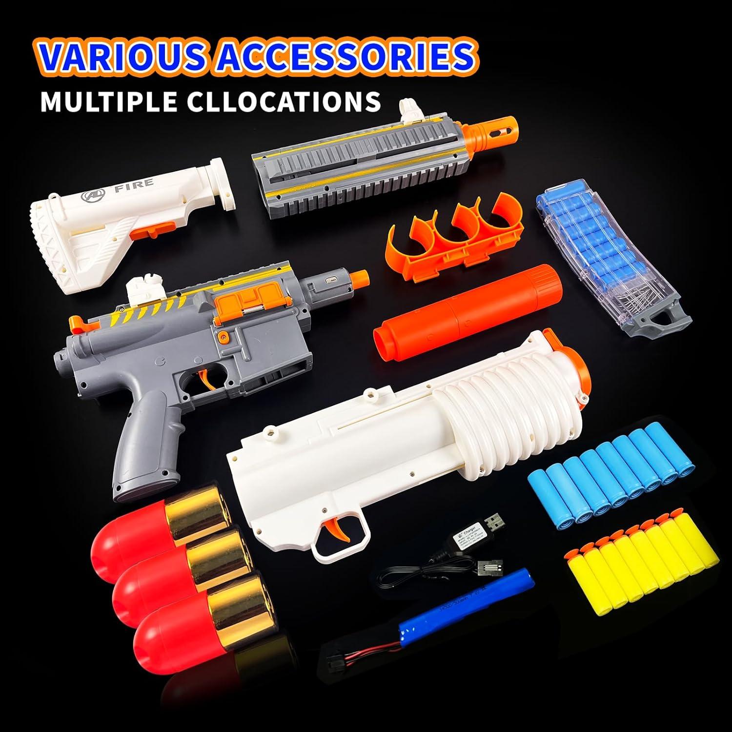 Pistola de Juguete Automática Yingbao EG-014-E con Lanzador de Granadas