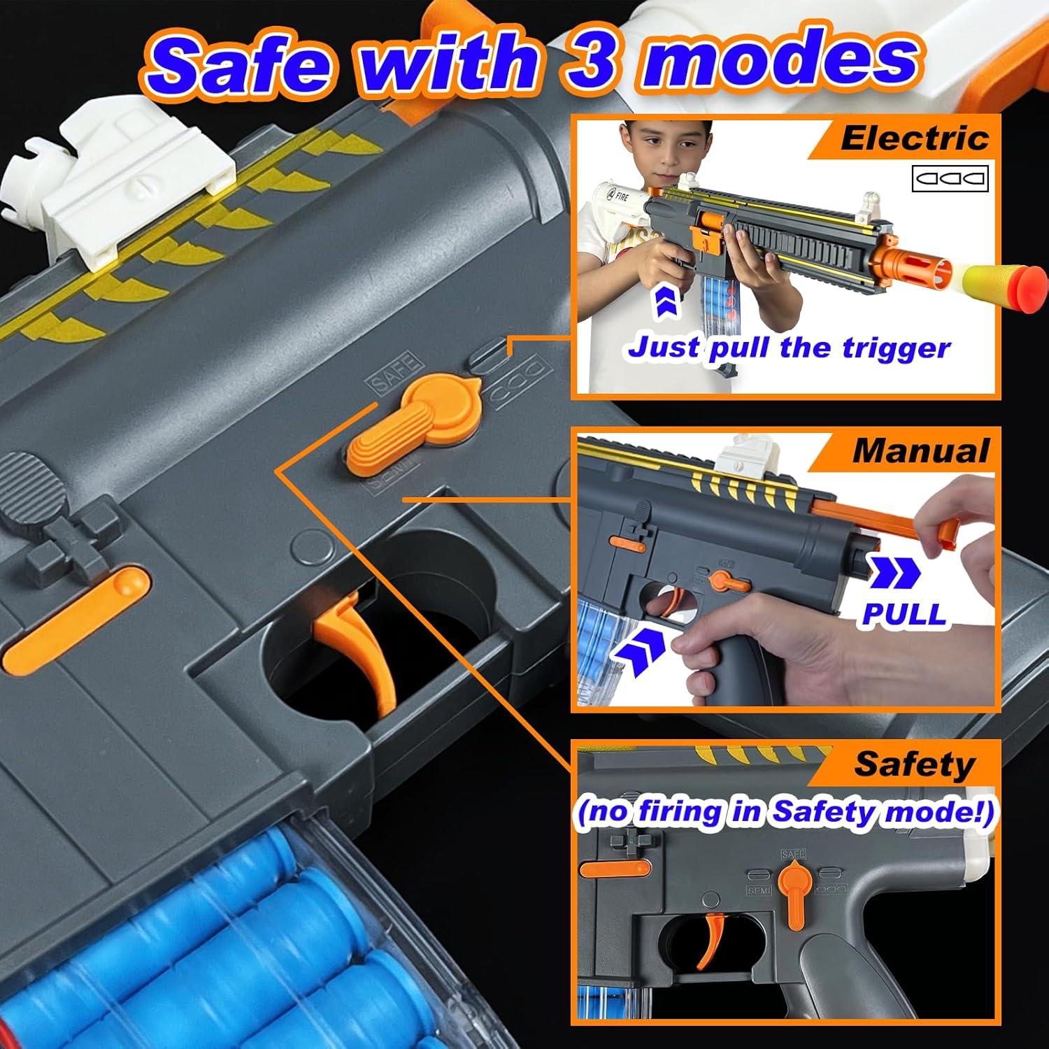 Pistola de Juguete Automática Yingbao EG-014-E con Lanzador de Granadas