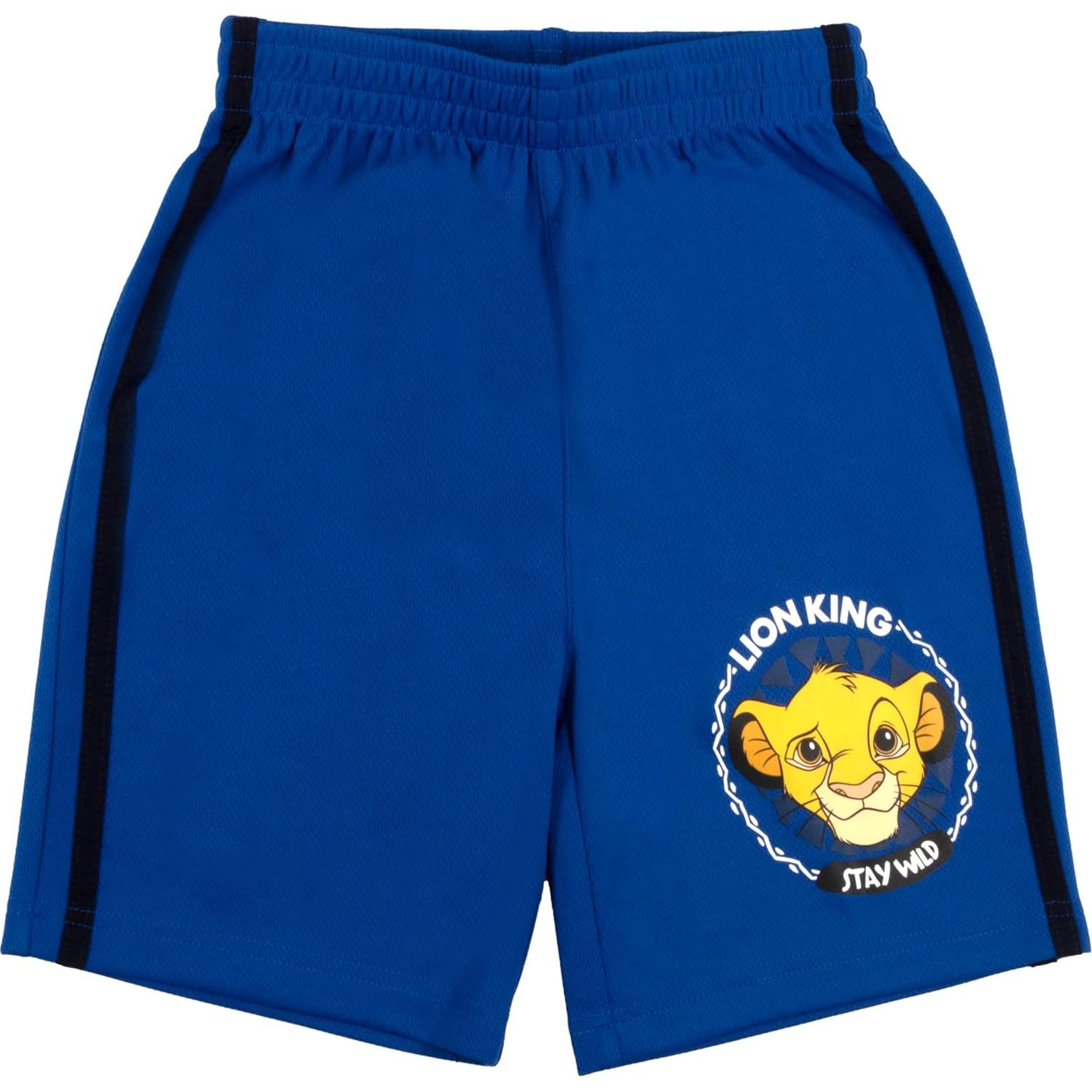 Conjunto Corto 3 Piezas Mickey Mouse Niños 3T Azul y Gris