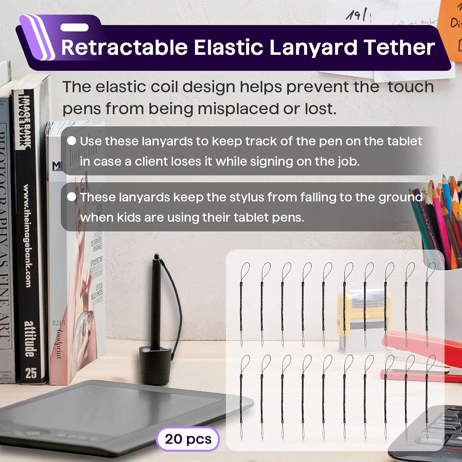 Correa para Bolígrafos Chaseroad 20PCS Lanyard Antipérdida