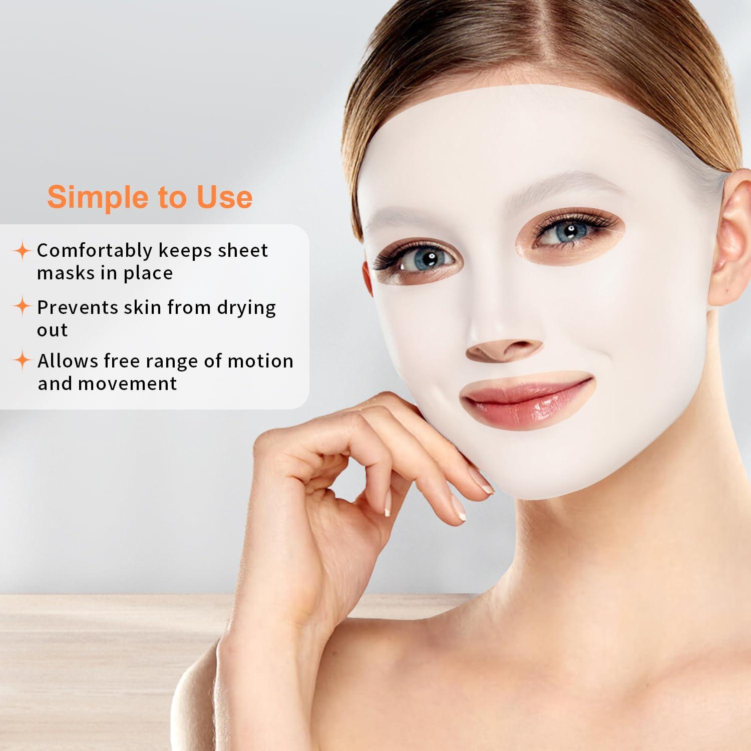 Juego de Máscaras Faciales Reutilizables CONBELLA - Terapia Fría y Caliente