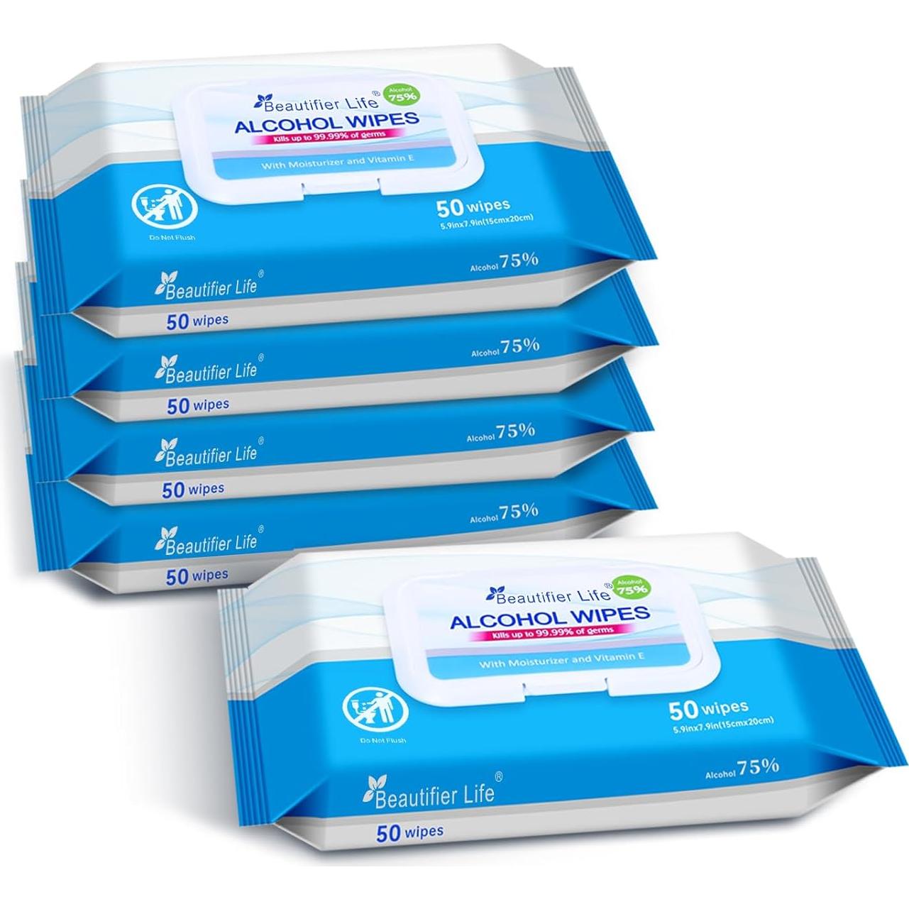 Toallitas Desinfectantes Húmedas Beautifier Life 200 Unidades