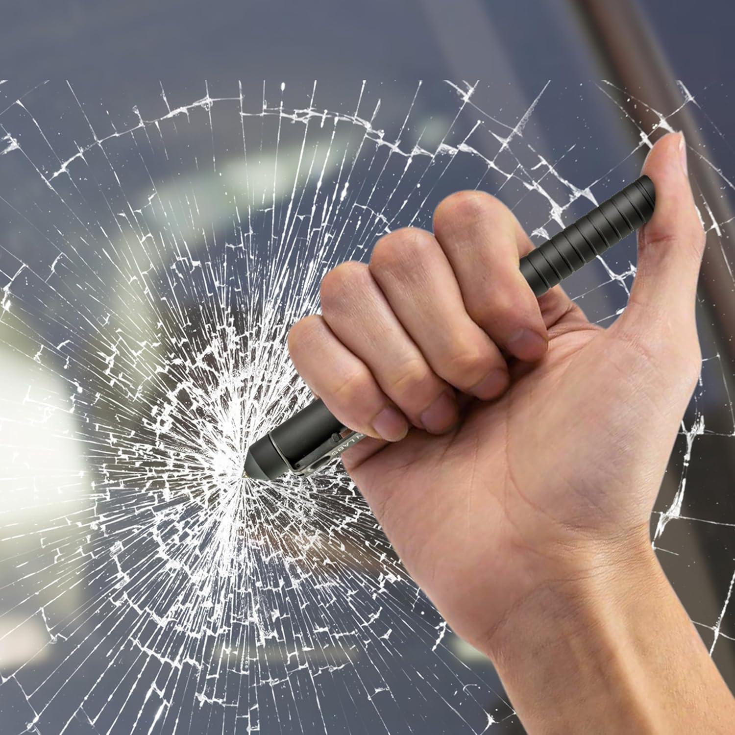 Bolígrafo Táctico Surevival WYN LABS con Cortador de Cinturón