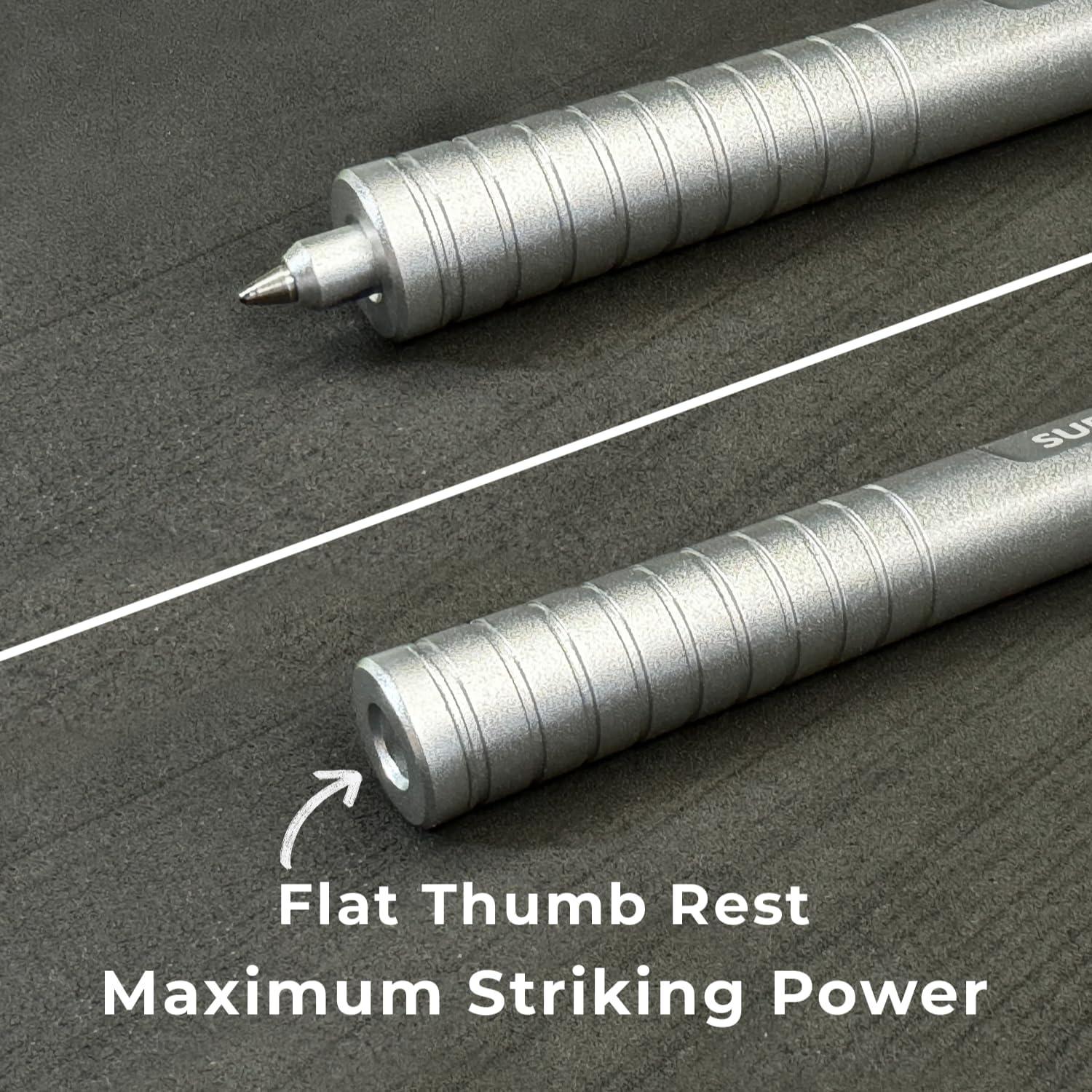 Bolígrafo Táctico Surevival WYN LABS con Cortador de Cinturón