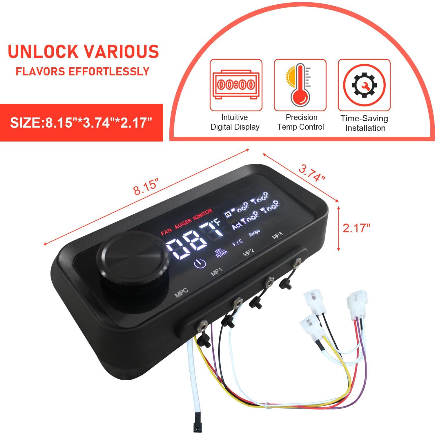 Placa de Control PID WiFi y Bluetooth Pit Boss 80145 para Parrillas