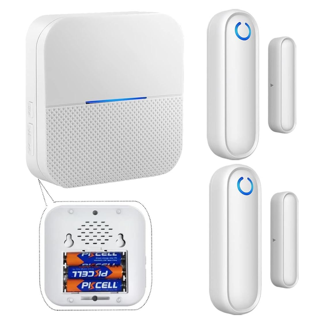 Alarma de Puerta Inalámbrica YisTech con 2 Sensores y Receptor