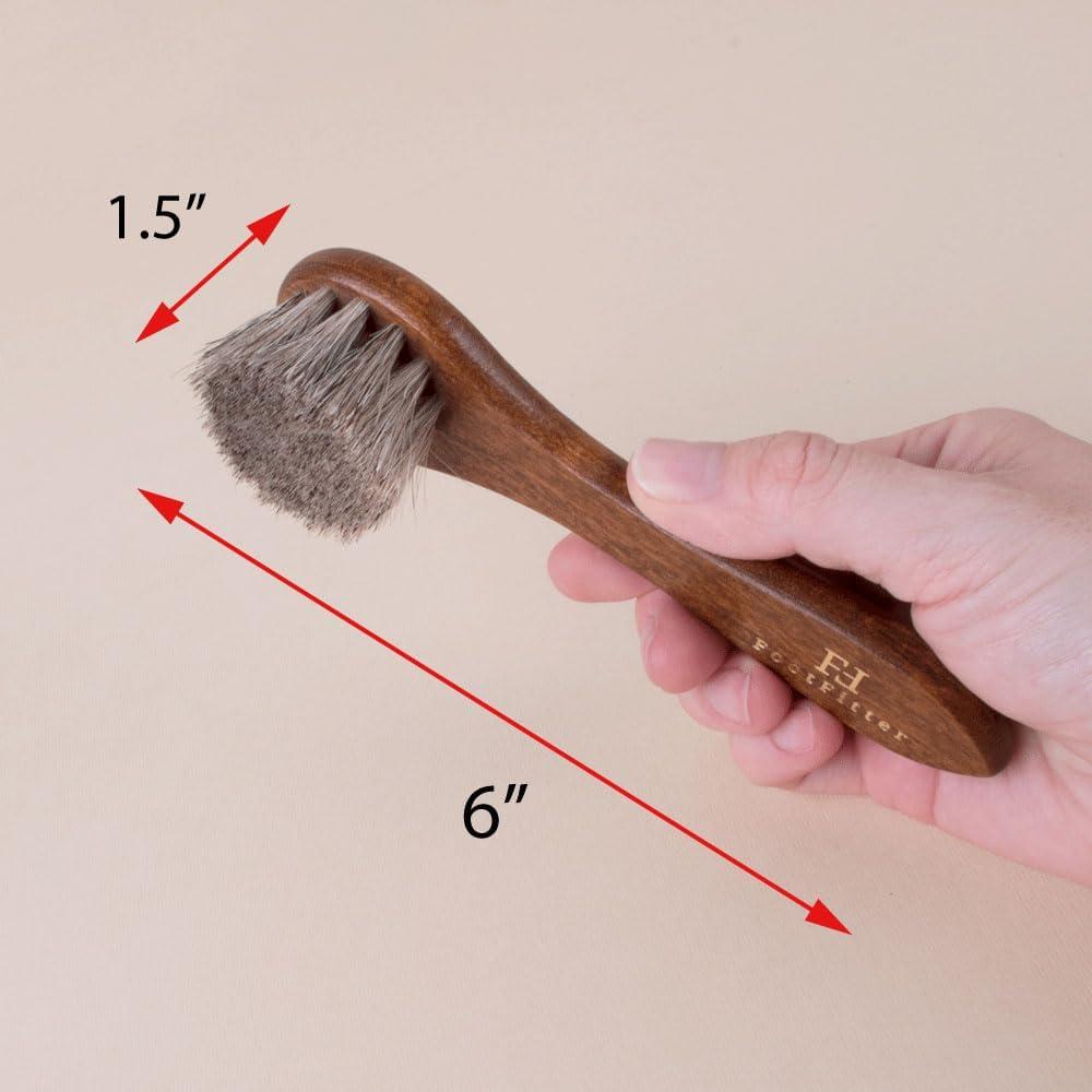 Cepillo de Brillo para Zapatos FootFitter - 15.24 cm - 2 Unidades