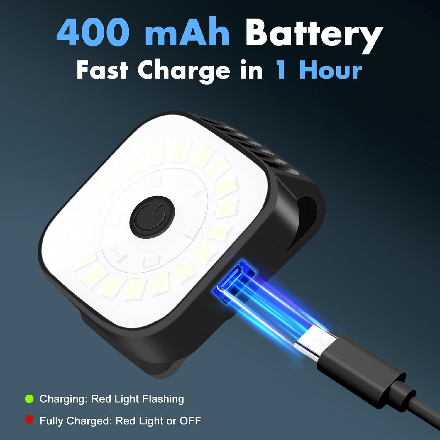 Paquete de 2 Linternas Recargables LED para Correr - Redaica