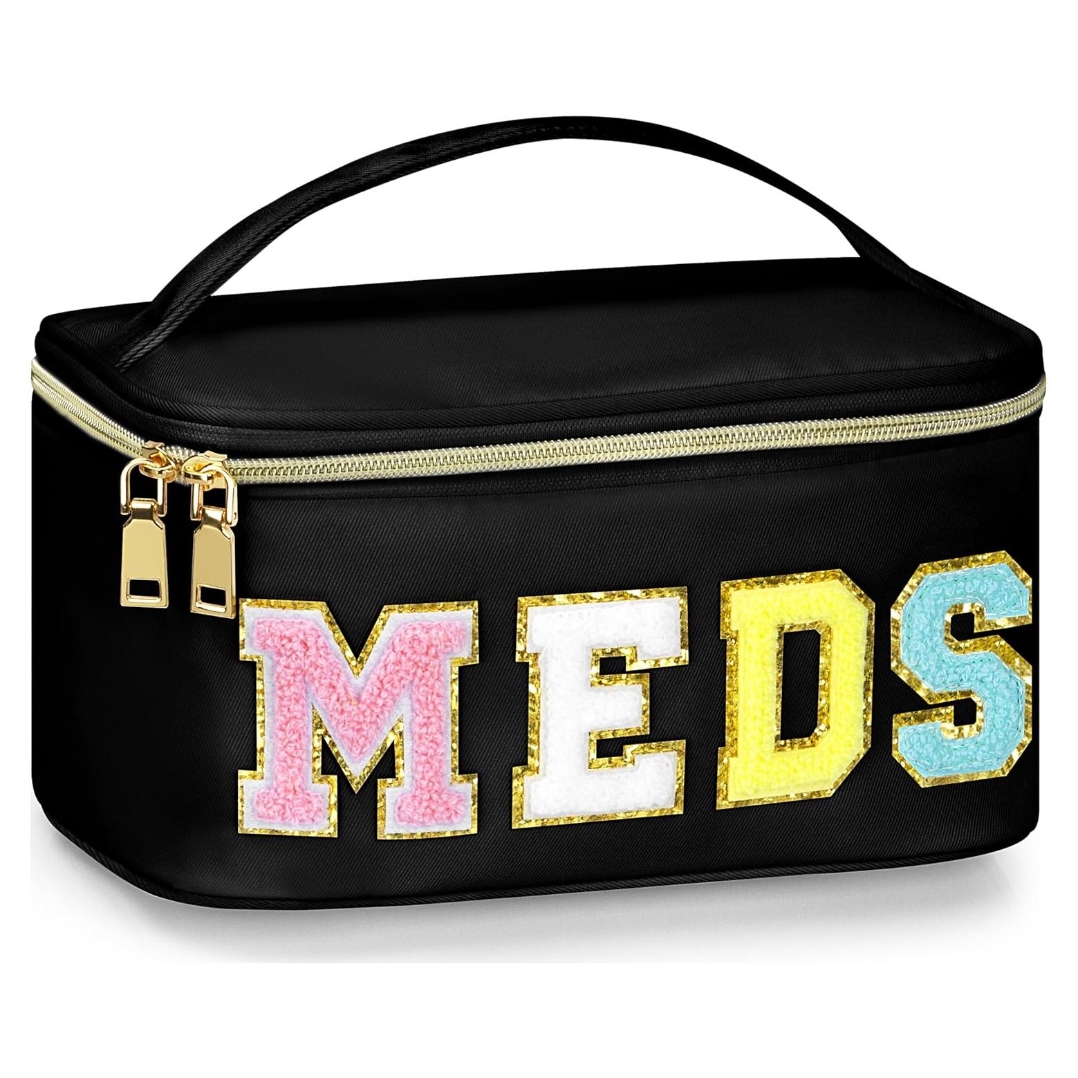 Neceser de Maquillaje y Medicamentos BuyCard Negro 22.86x14.99cm