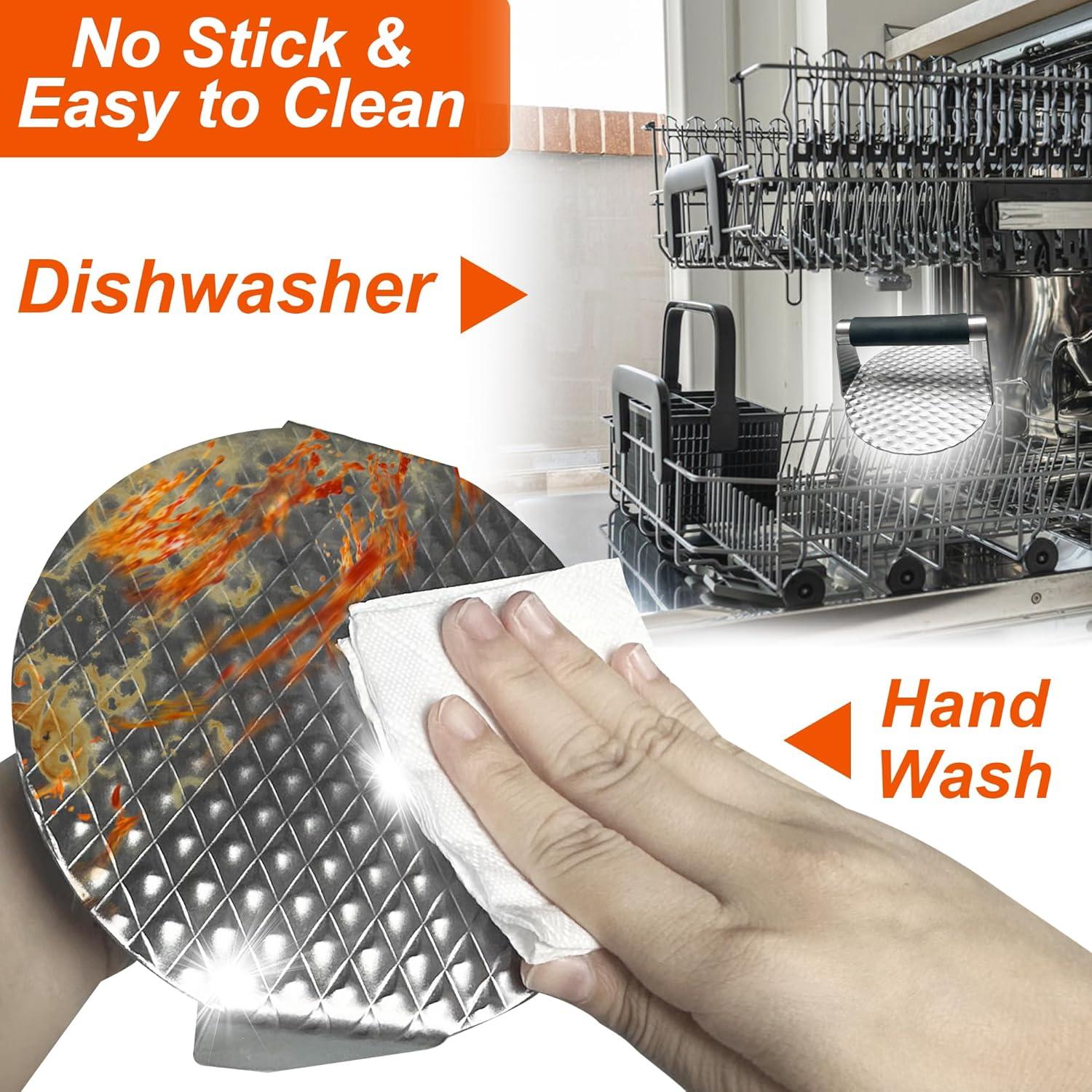 Prensa de Hamburguesas Acero Inoxidable 304 13.97 cm VOUSXLLEZ