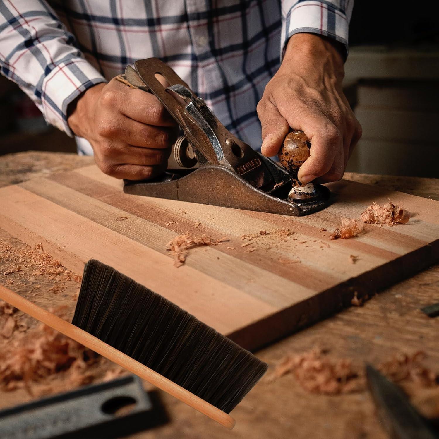 2 Cepillos de Madera Dazzhues con Cerdas Suaves para Limpieza